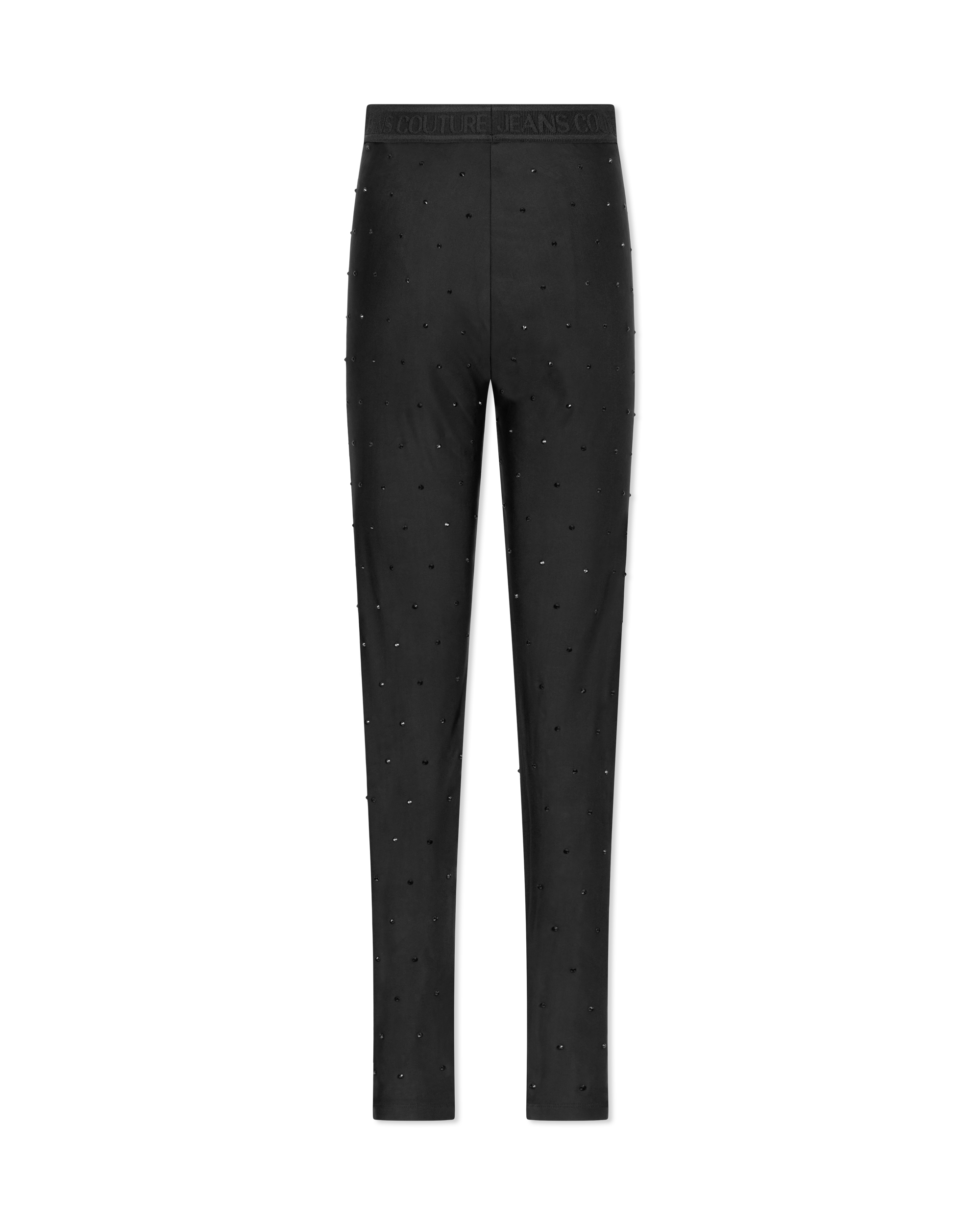 Crystal Embellished Versace Jeans Couture Leggings