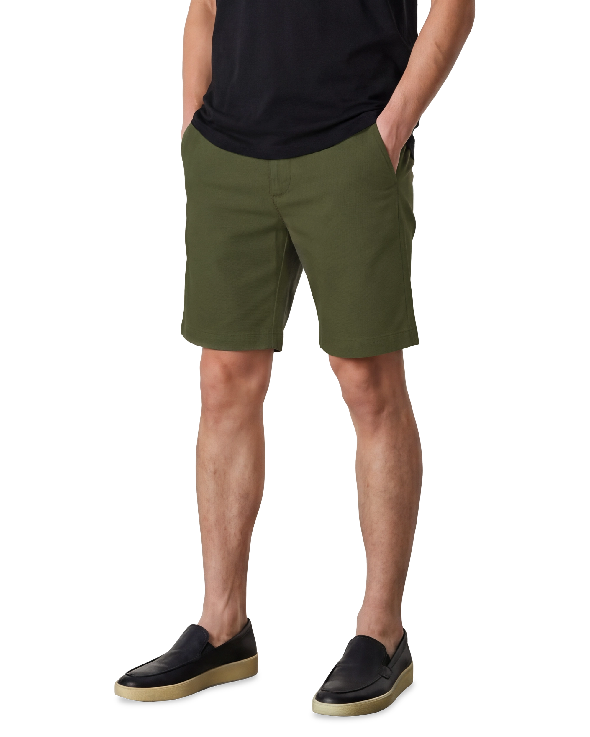 Wanderer Slim Dobby Cotton Trouser Short