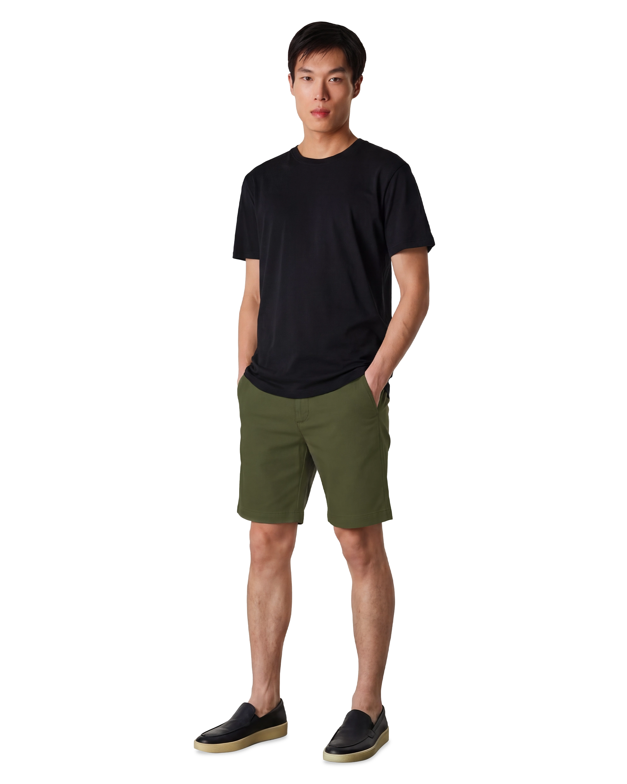 Wanderer Slim Dobby Cotton Trouser Short