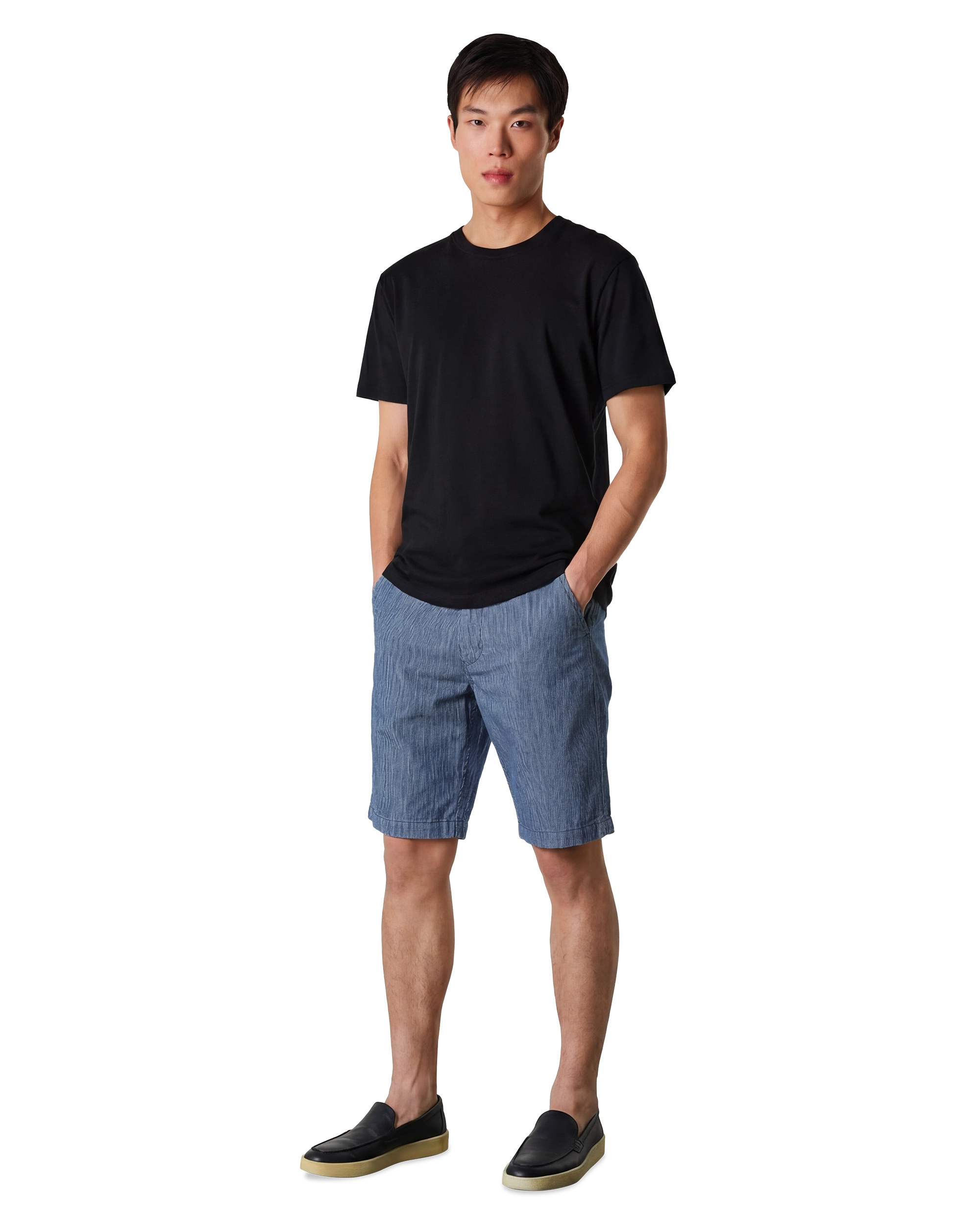 Wanderer Slim Striped Trouser Short