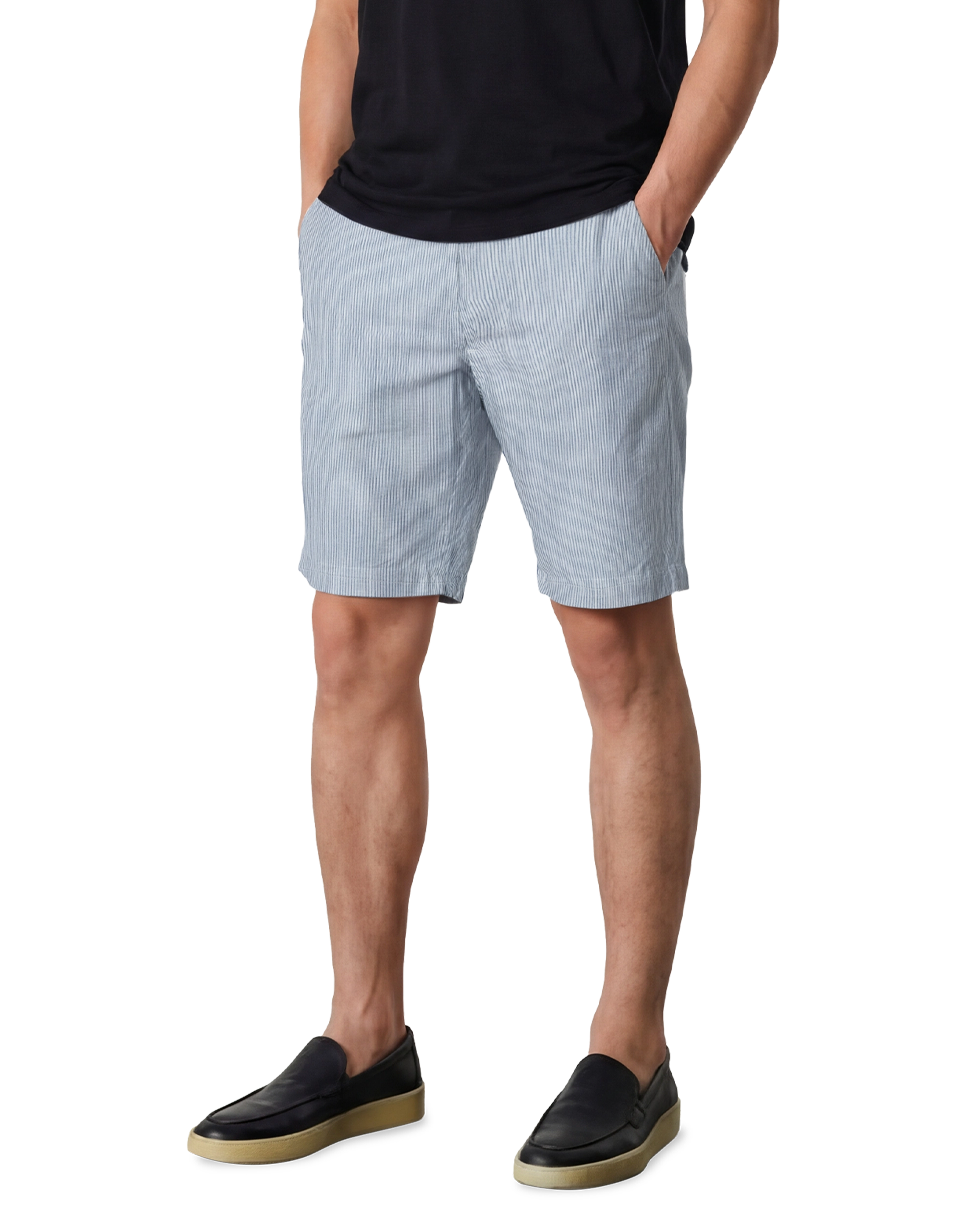 Wanderer Slim Striped Trouser Short