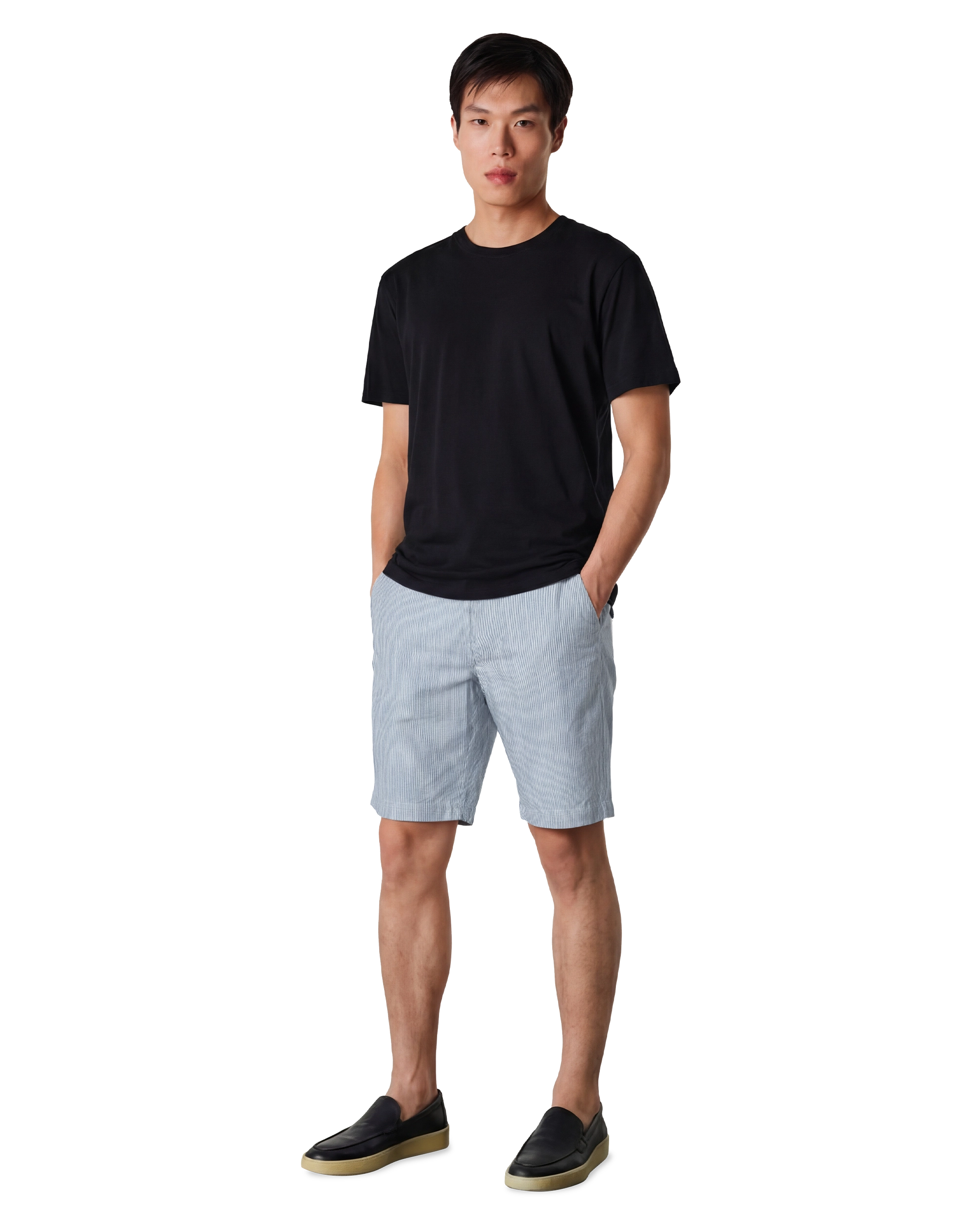 Wanderer Slim Striped Trouser Short