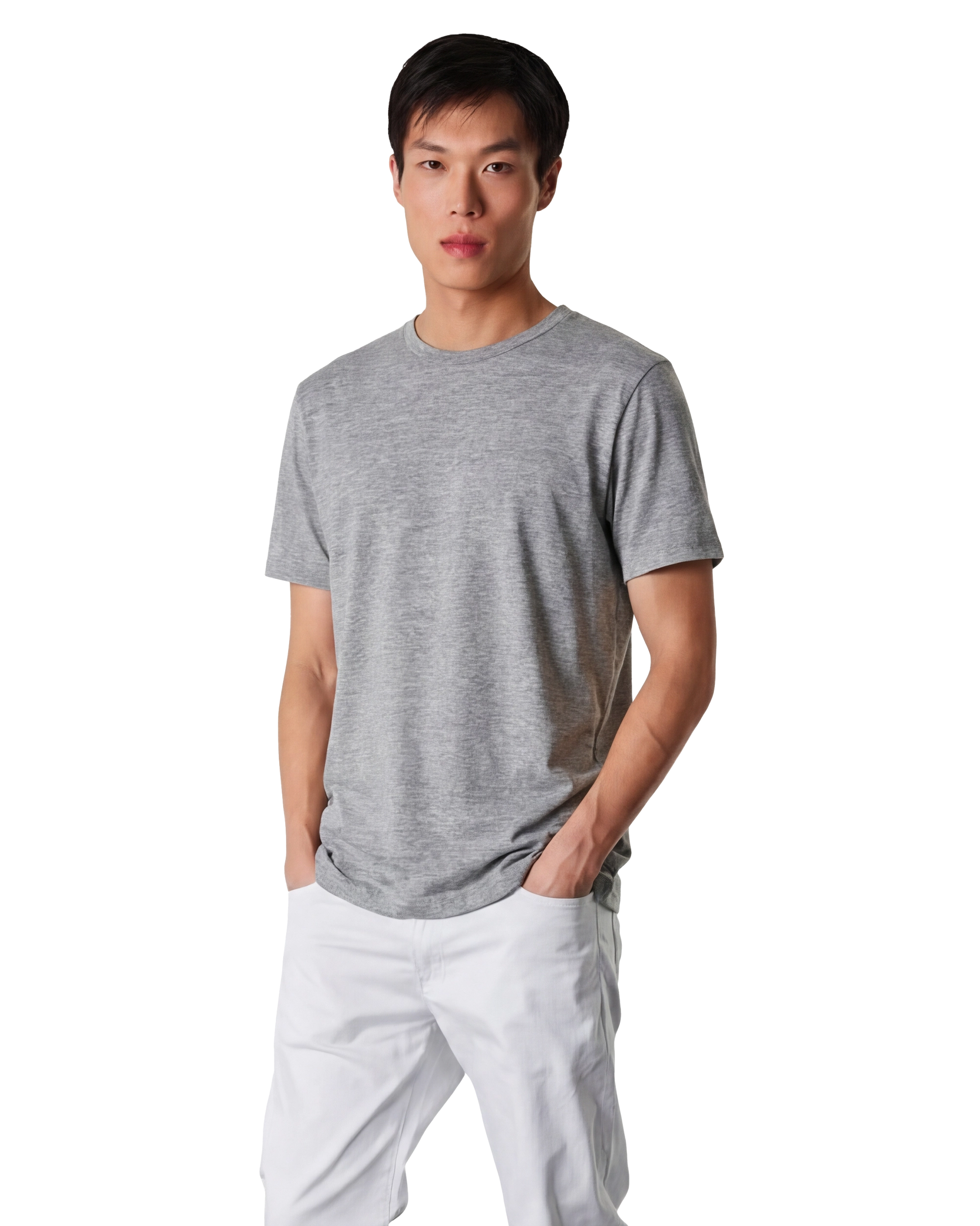 Bryce Light Cotton Crew Neck T-Shirt