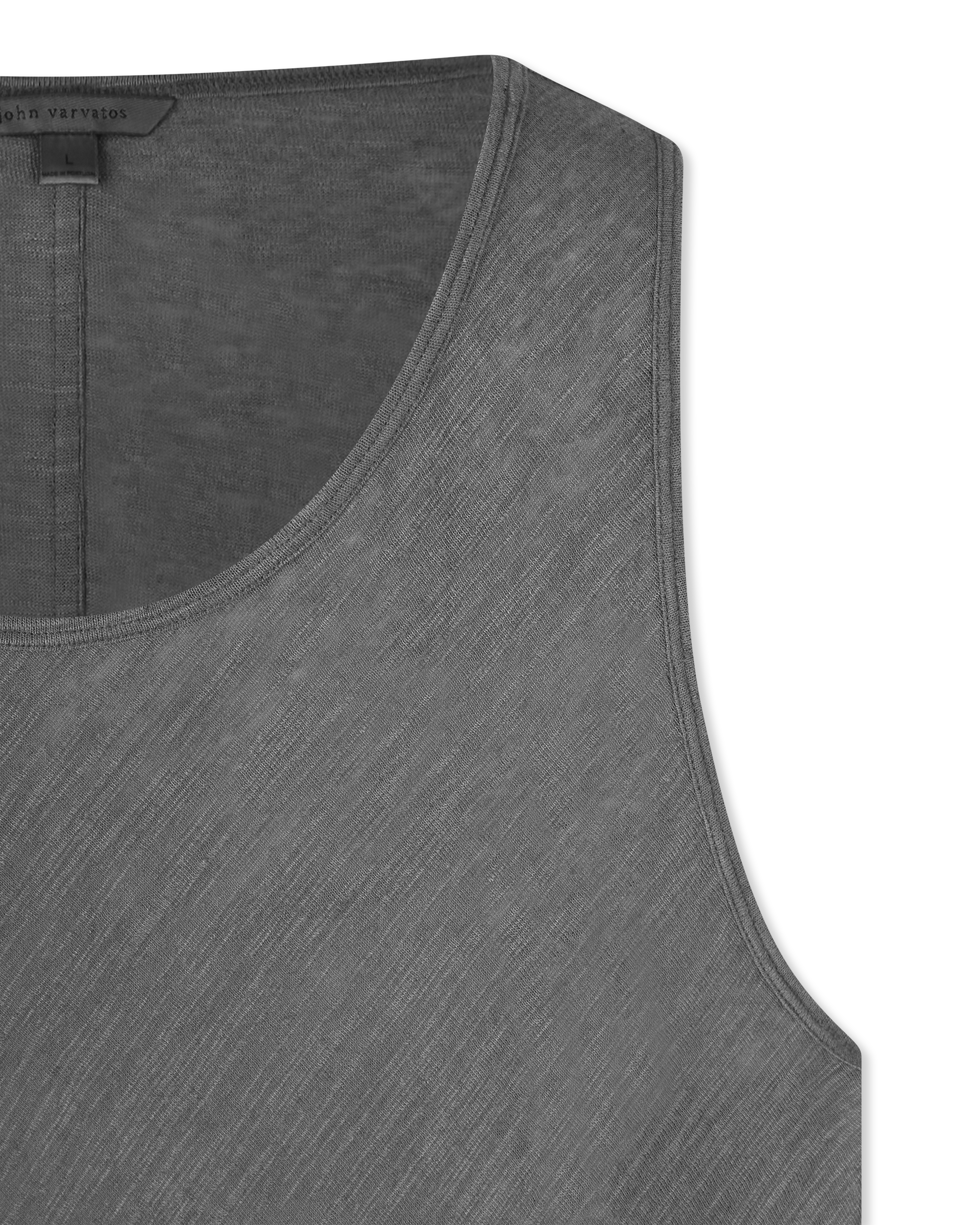 Broome Slim Fit Linen Tank Top