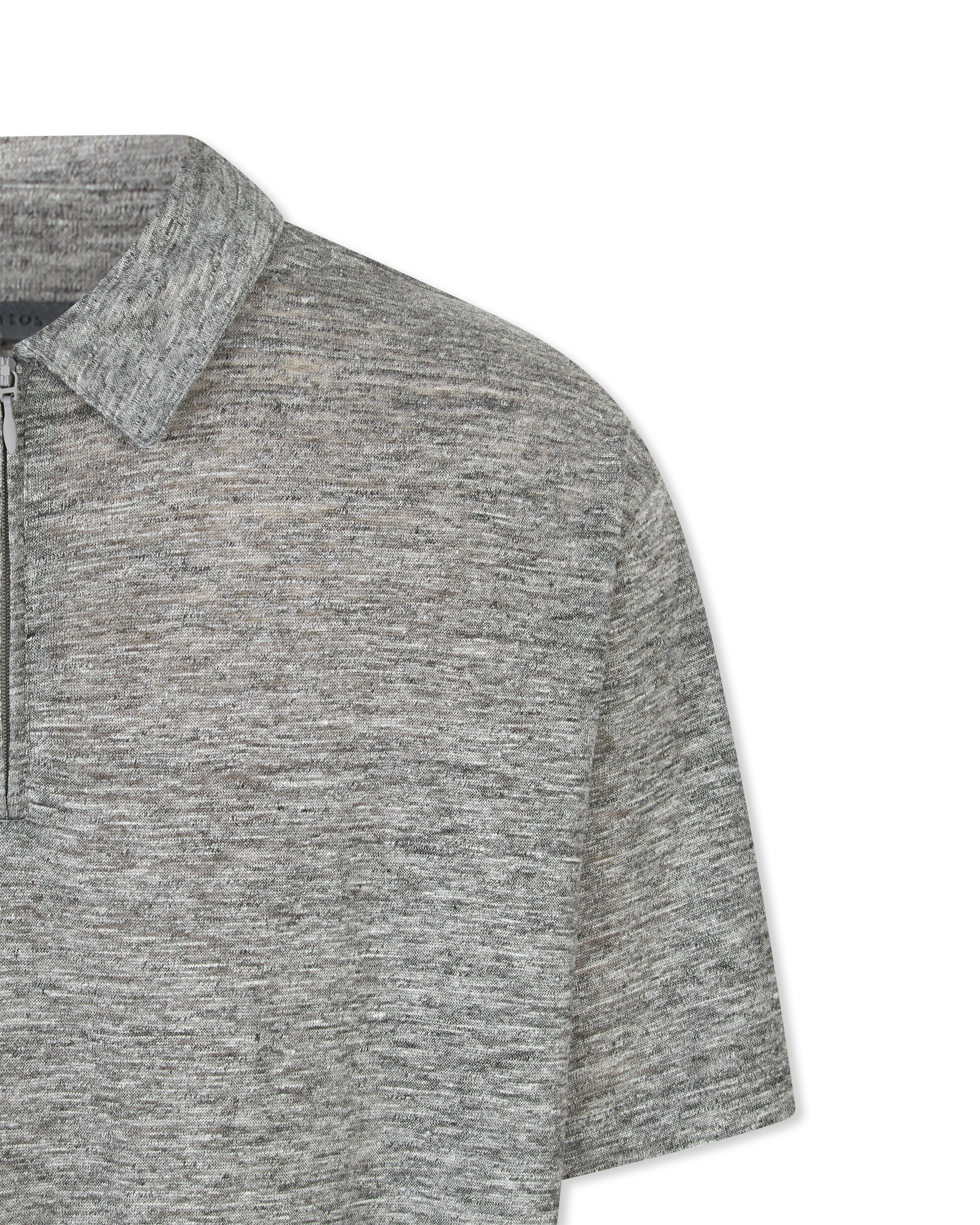 Casillas Short Sleeve Linen Polo Shirt