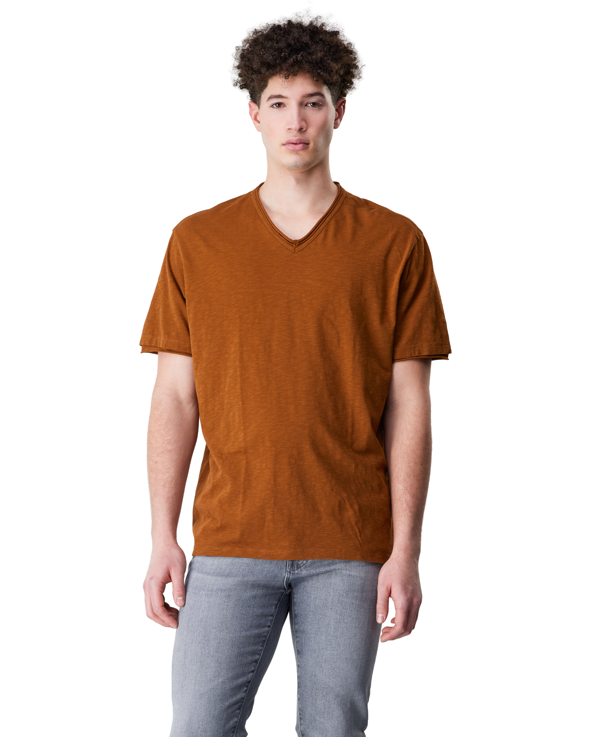 Miles Slub V-Neck T-Shirt