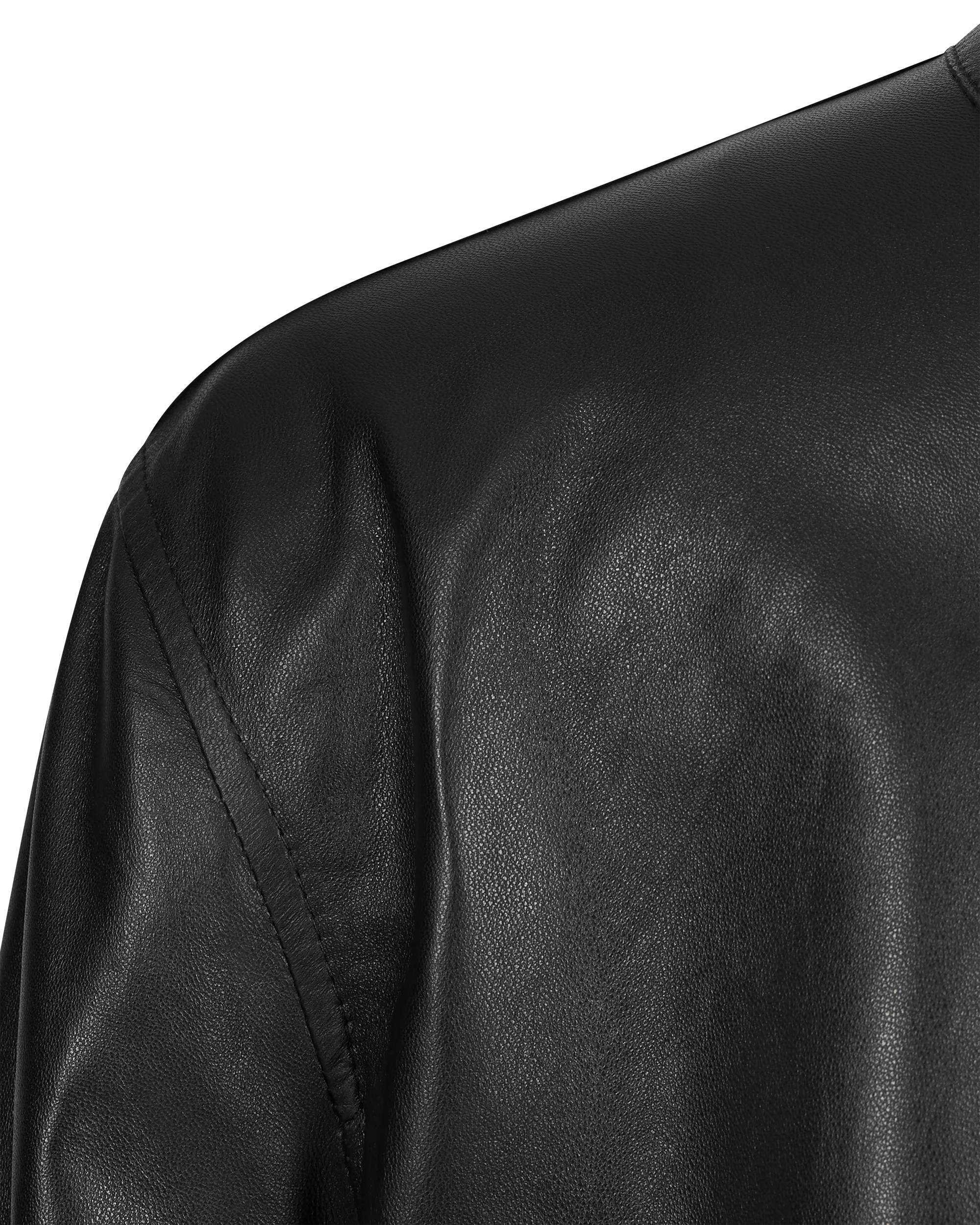 Bernard Leather Shirt Jacket - DIHSAN