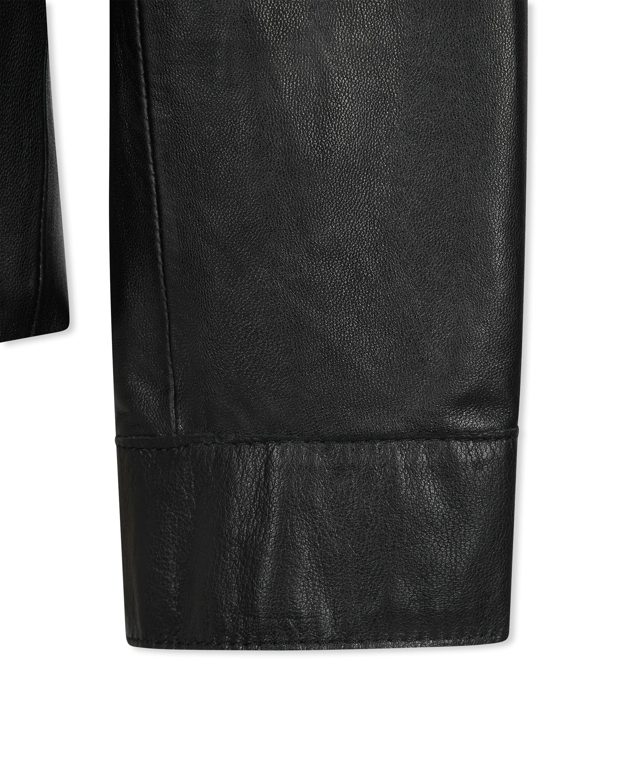Bernard Leather Shirt Jacket - DIHSAN