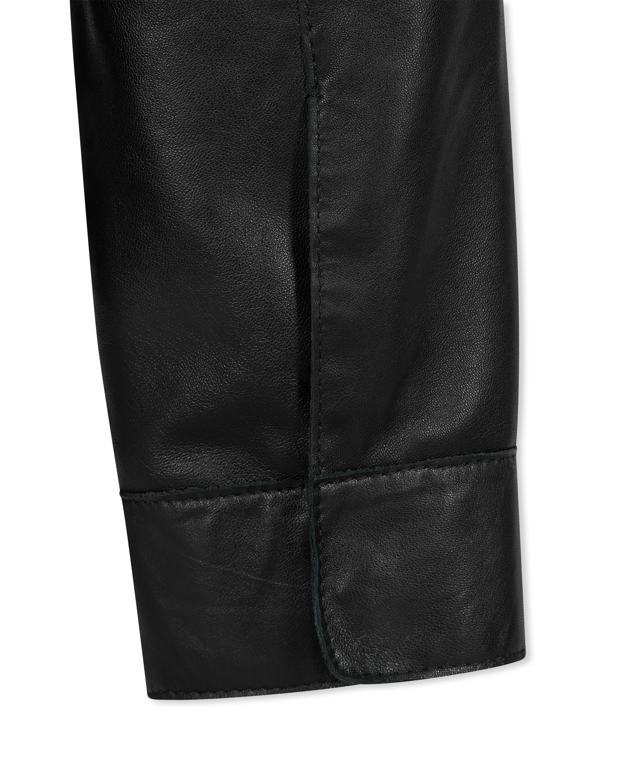 Bernard Leather Shirt Jacket - DIHSAN