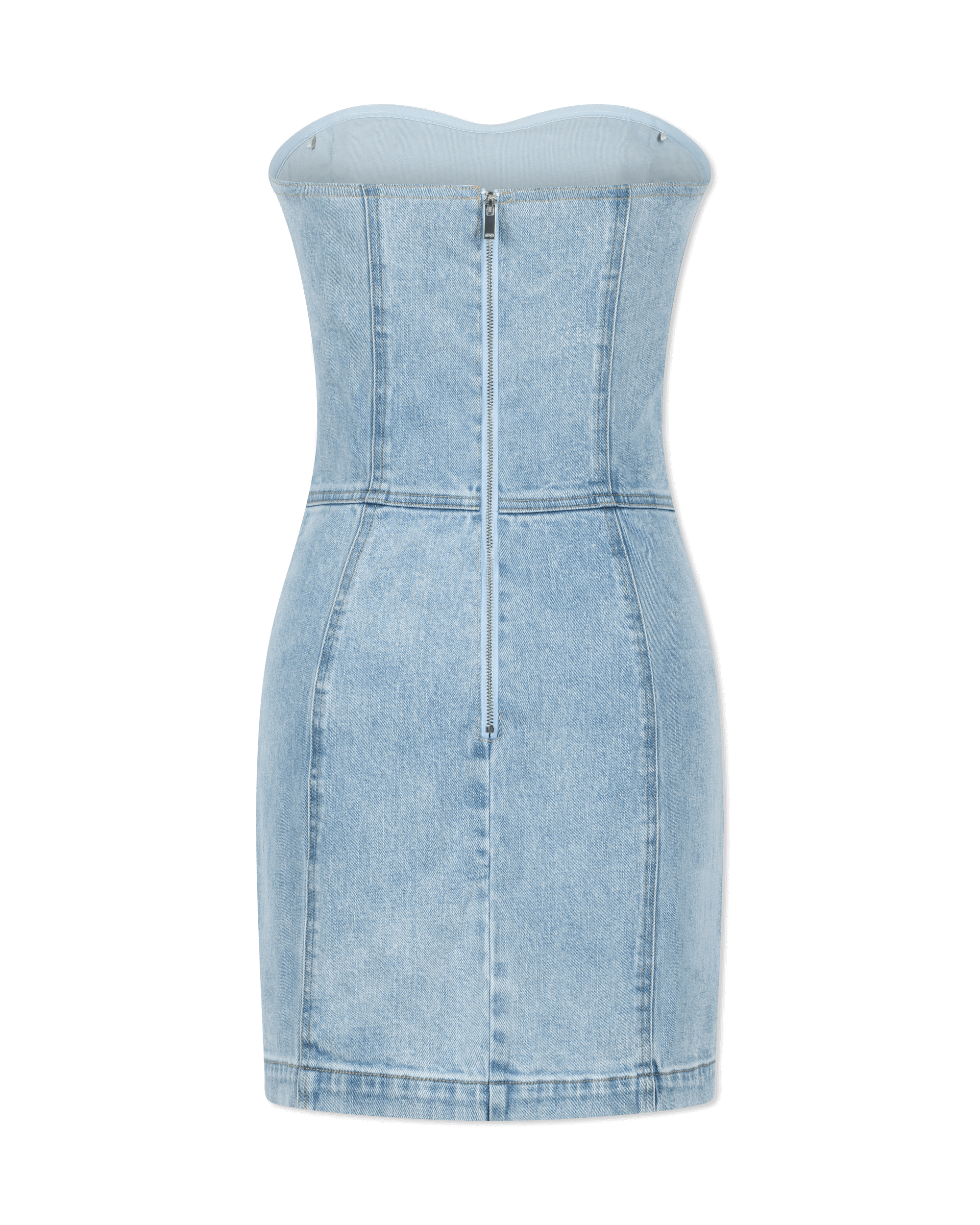 Idara Crystal Denim Dress