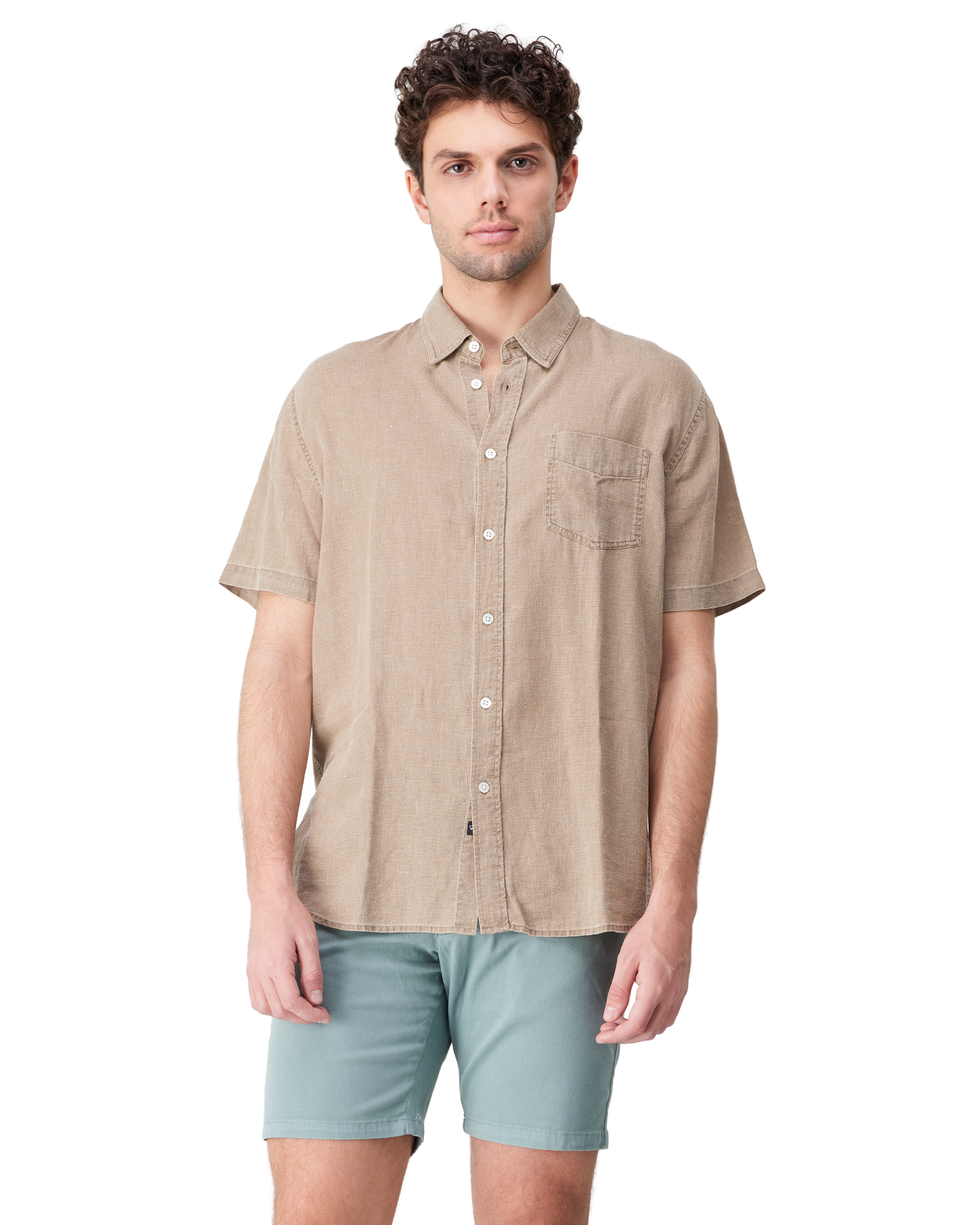 Paros Short Sleeve Button Down Shirt