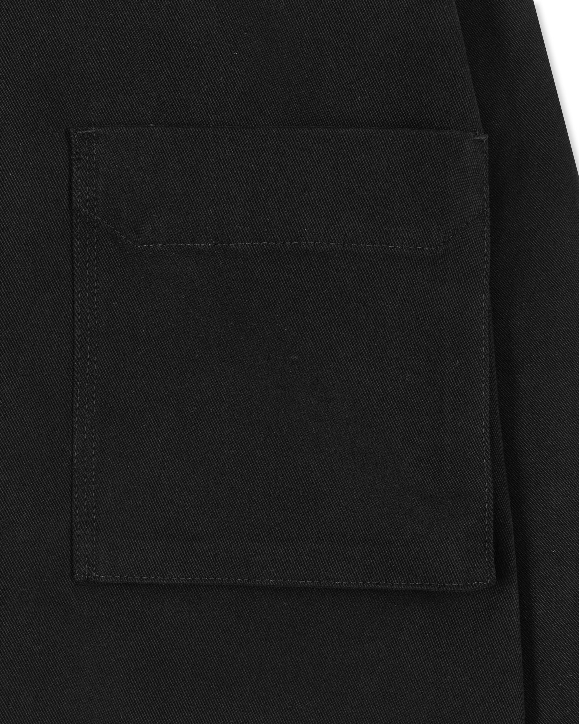 Twill Overshirt Black