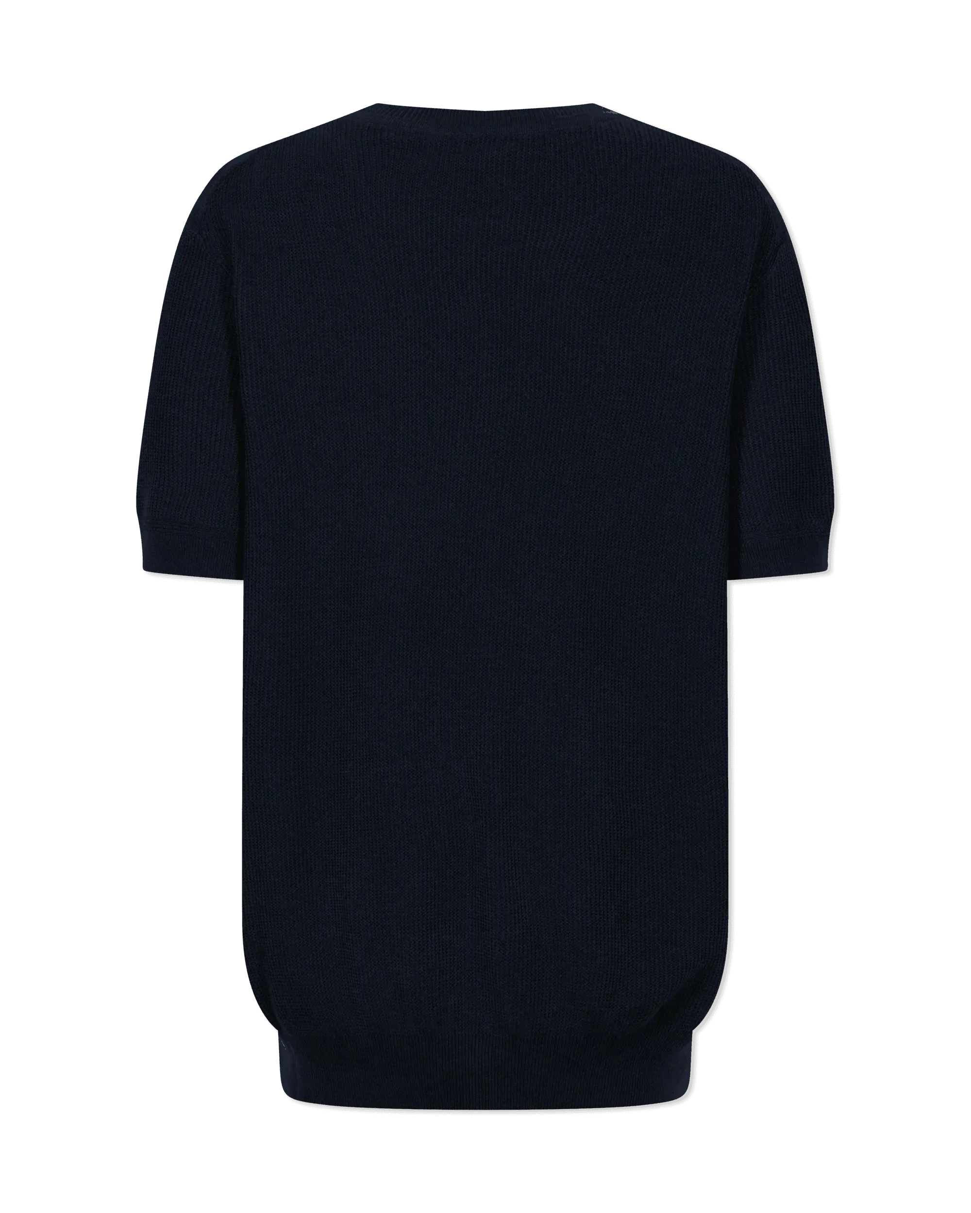 H-Dalon Regular Fit Sweater With Short Sleeves And Flag Logo - DIHSAN