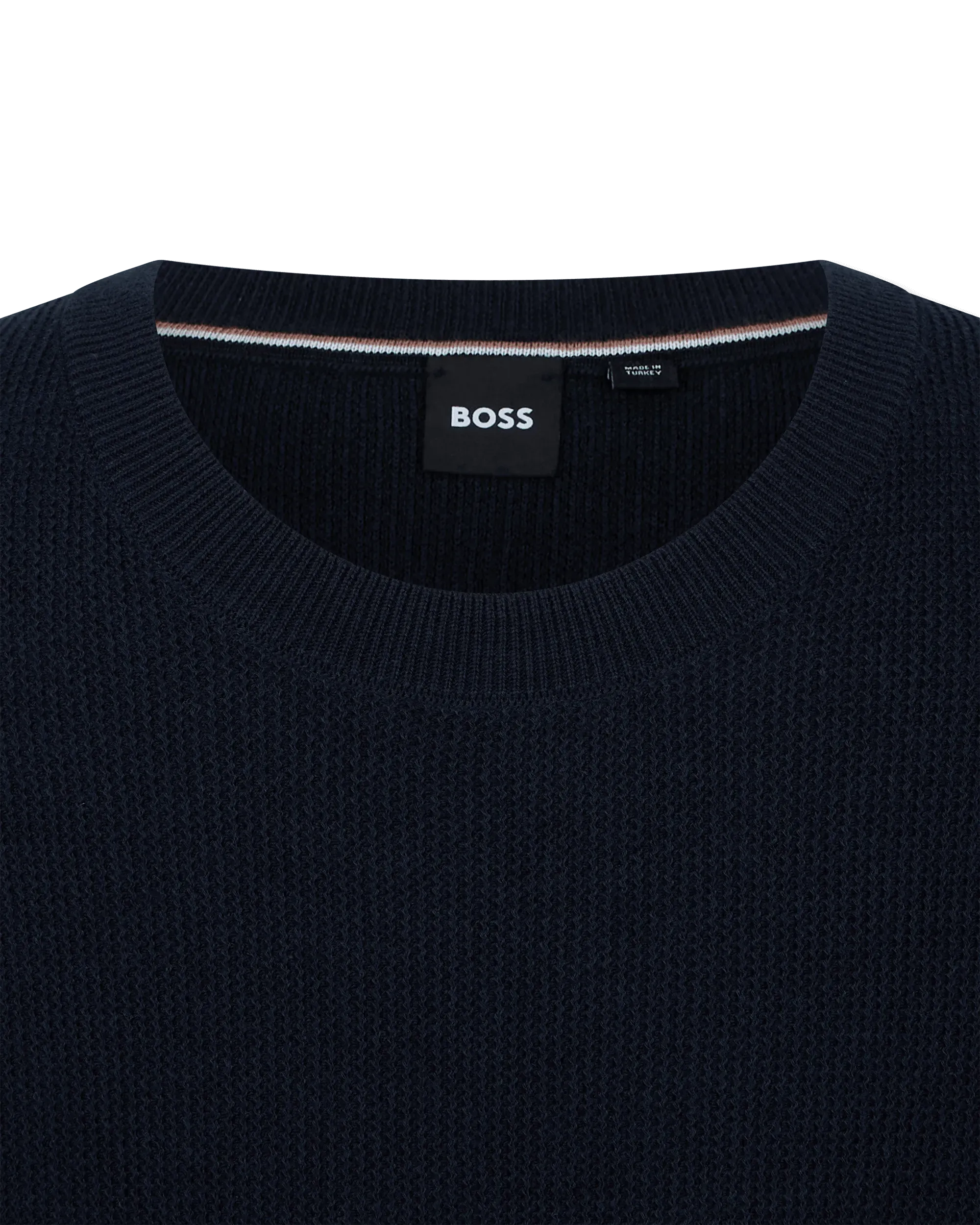 H-Dalon Regular Fit Sweater With Short Sleeves And Flag Logo - DIHSAN