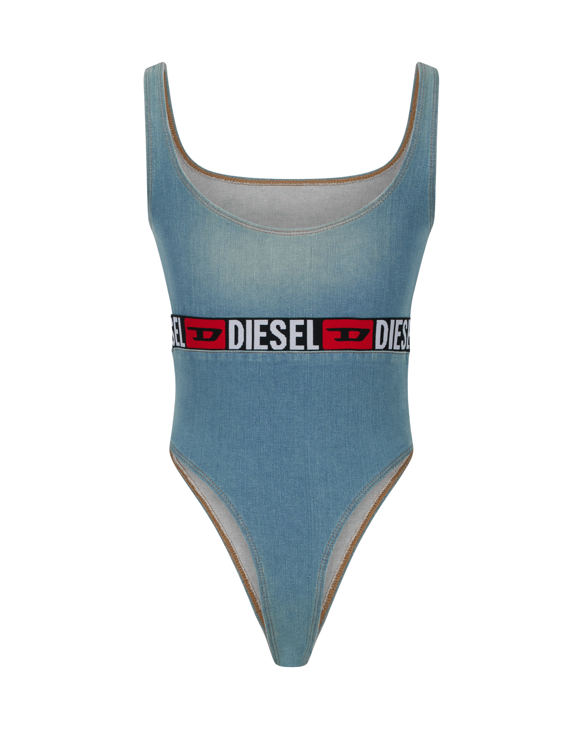 De-Geny S Denim Bodysuit - DIHSAN