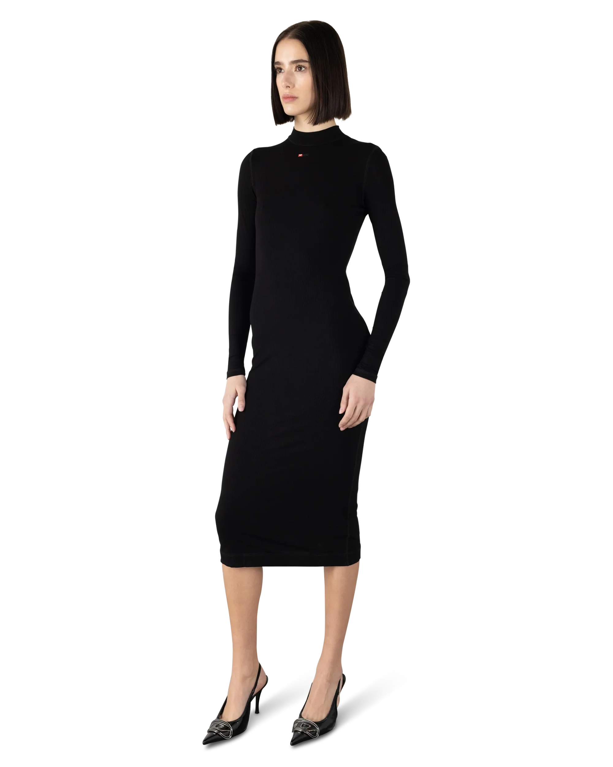 D-Mokky Long Sleeve-Microdiv Dress