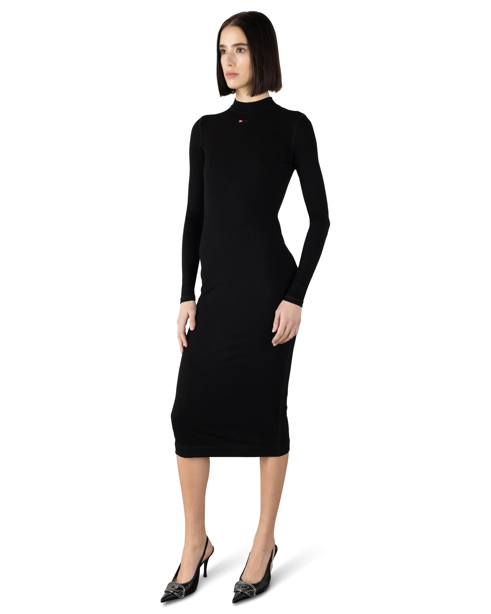 D-Mokky Long Sleeve-Microdiv Dress