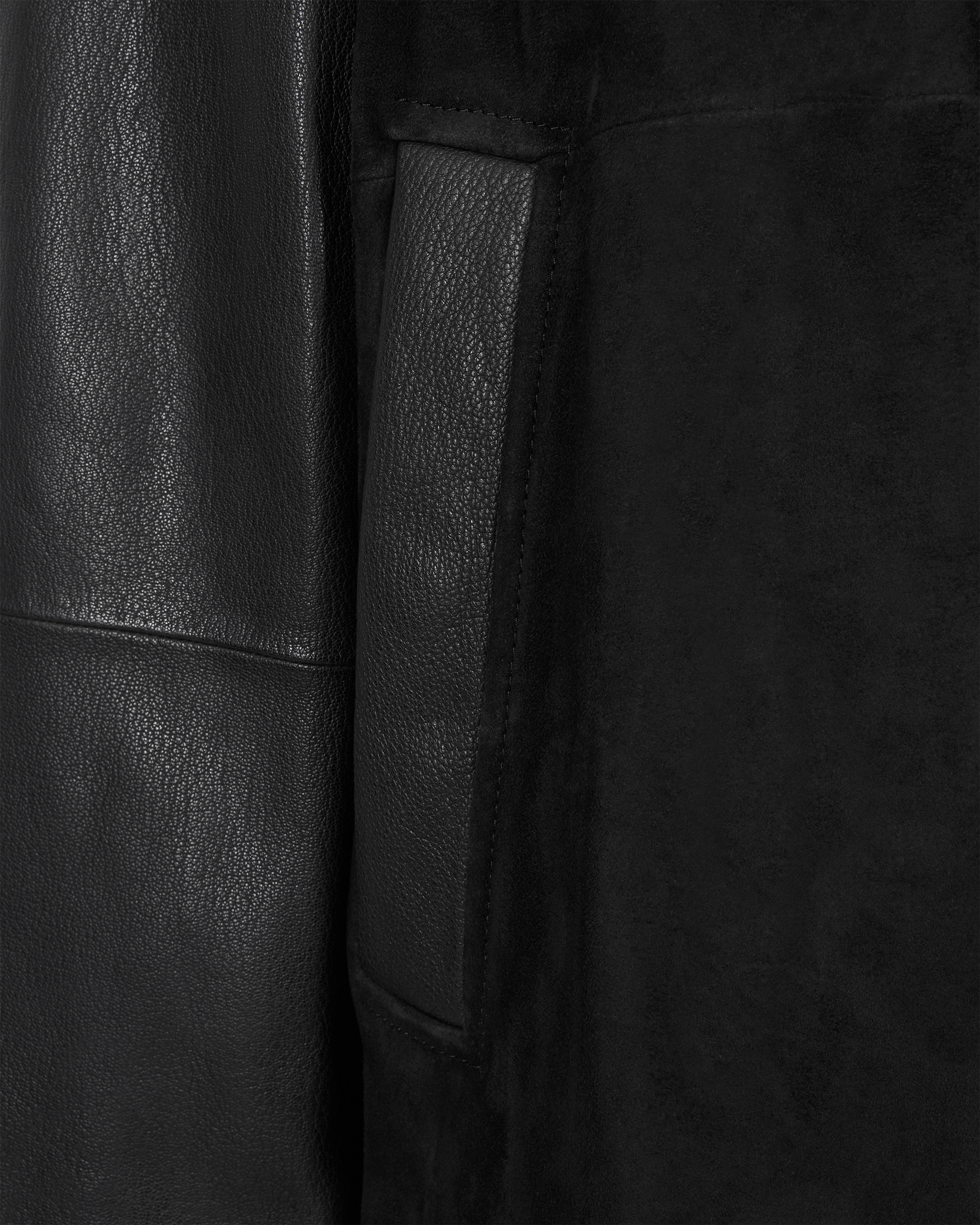 Loder Leather Hooded Varsity Jacket