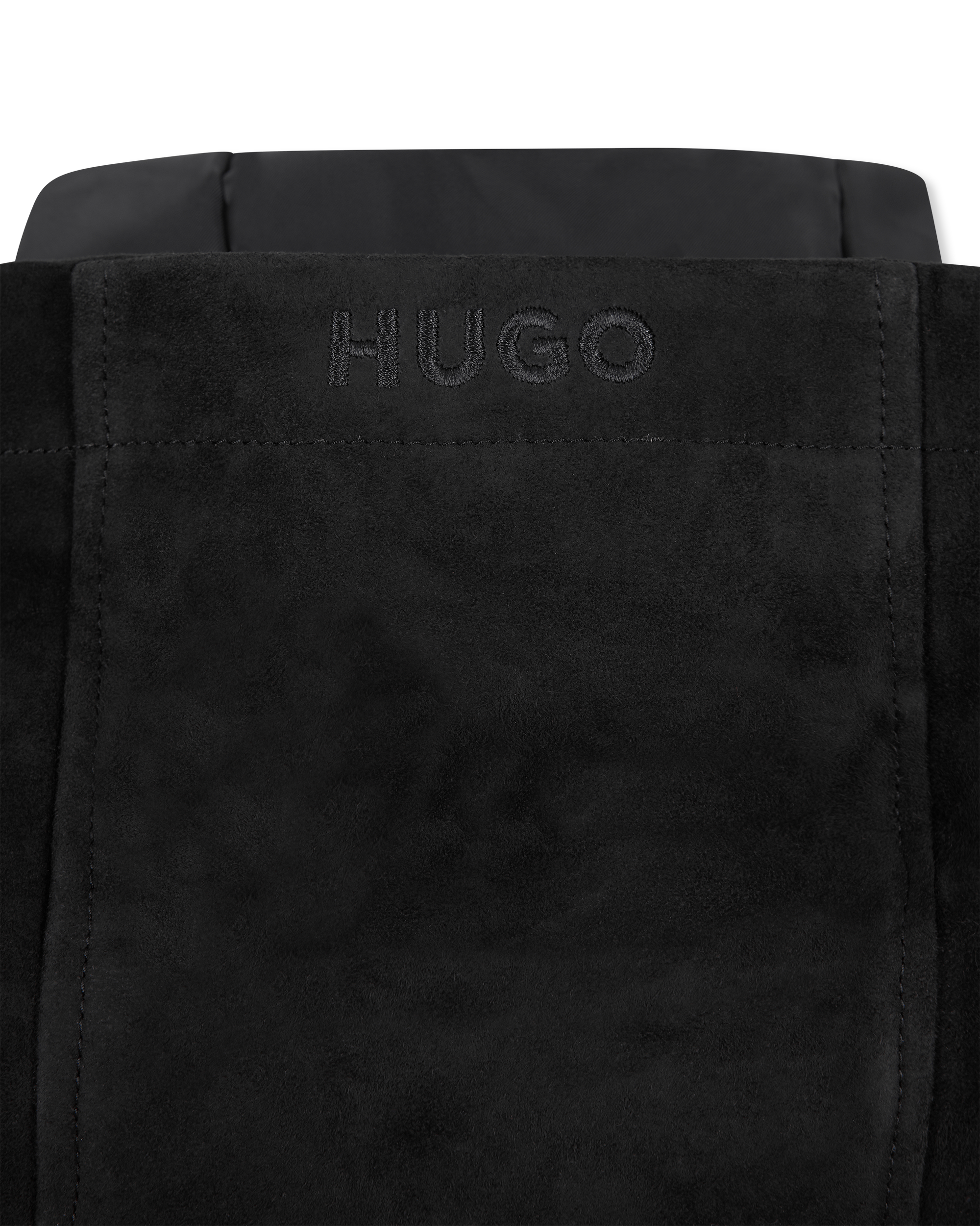 Loder Leather Hooded Varsity Jacket