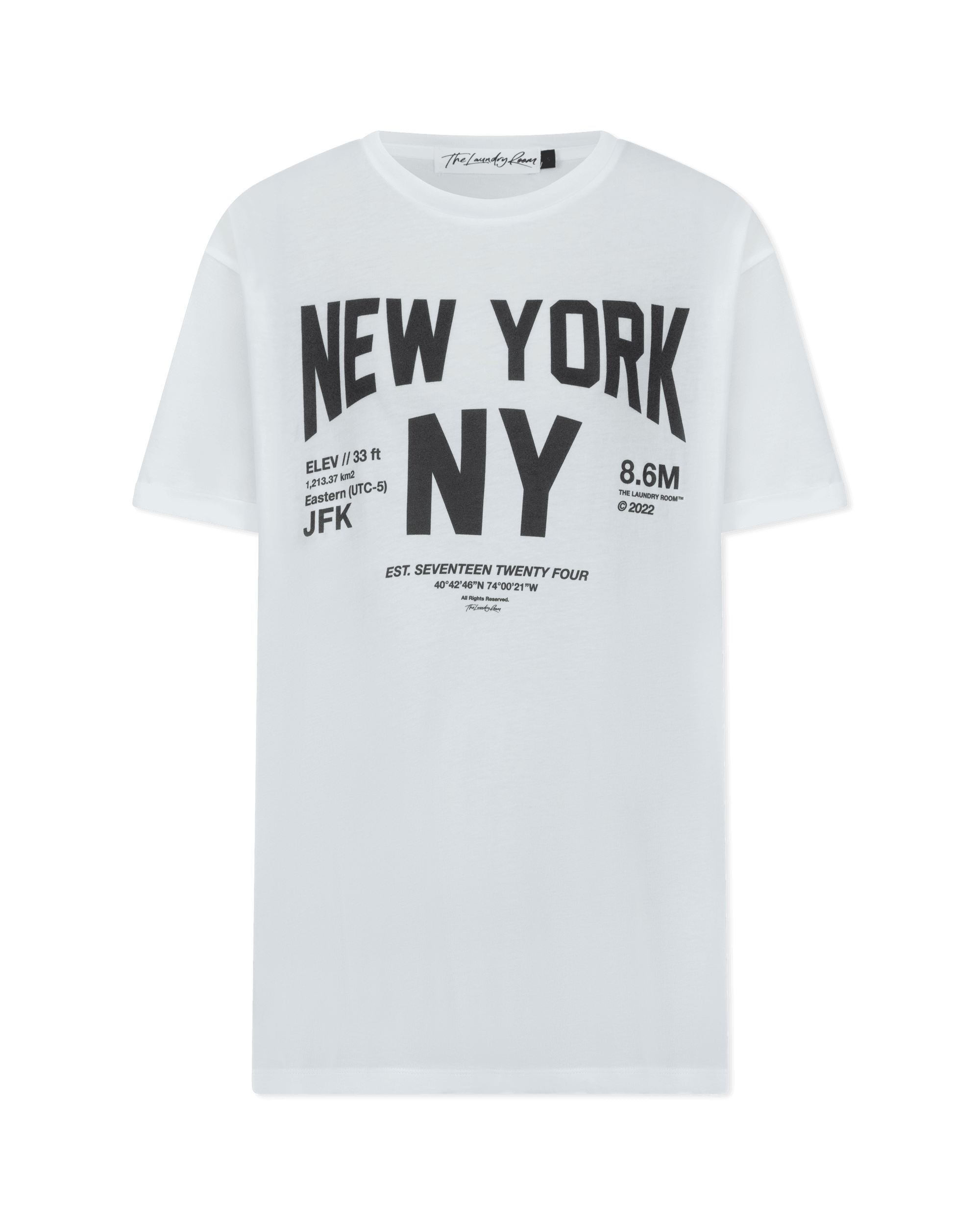 Welcome to New York Oversized Tee - DIHSAN