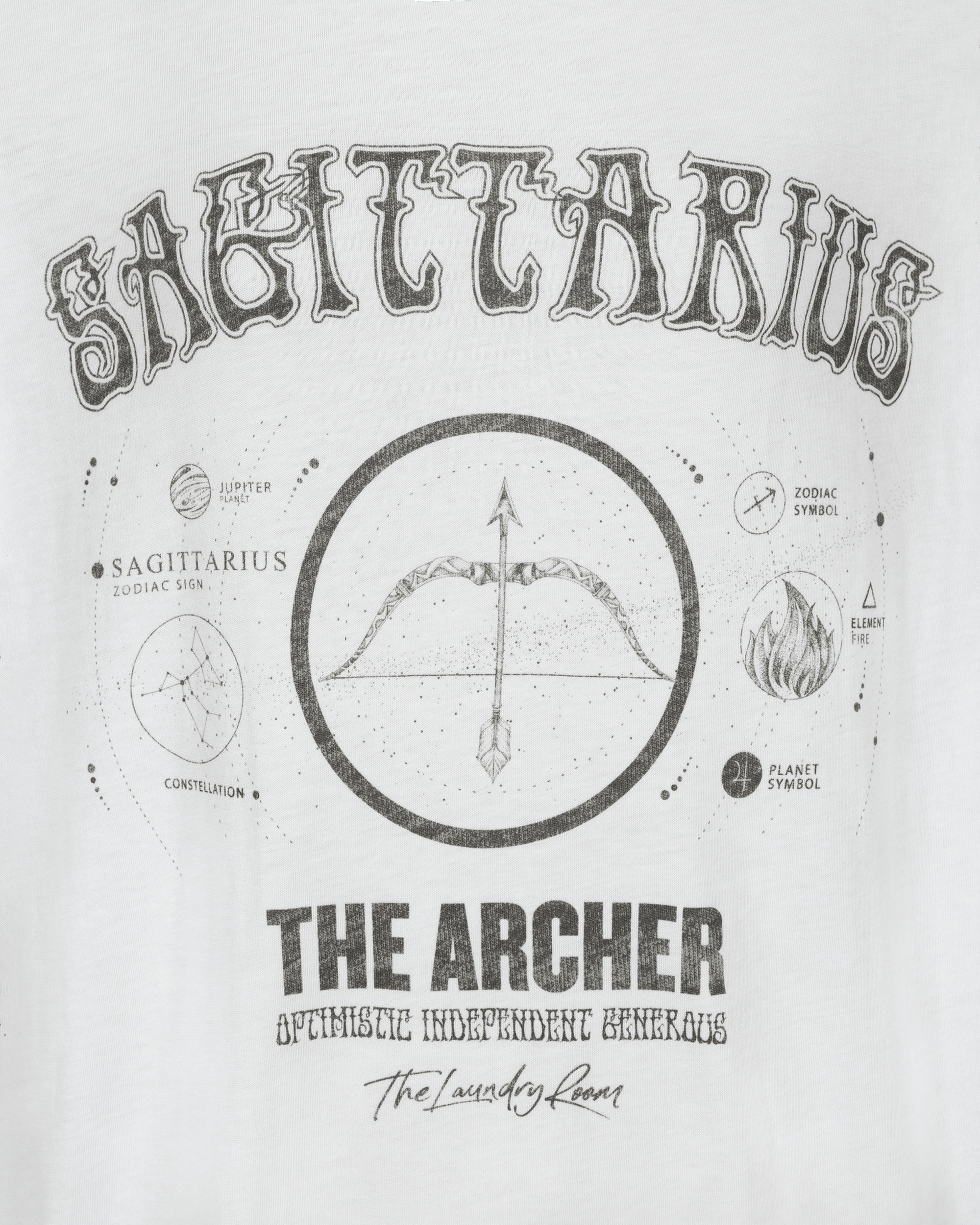 Sagittarius Oversized Tee - DIHSAN