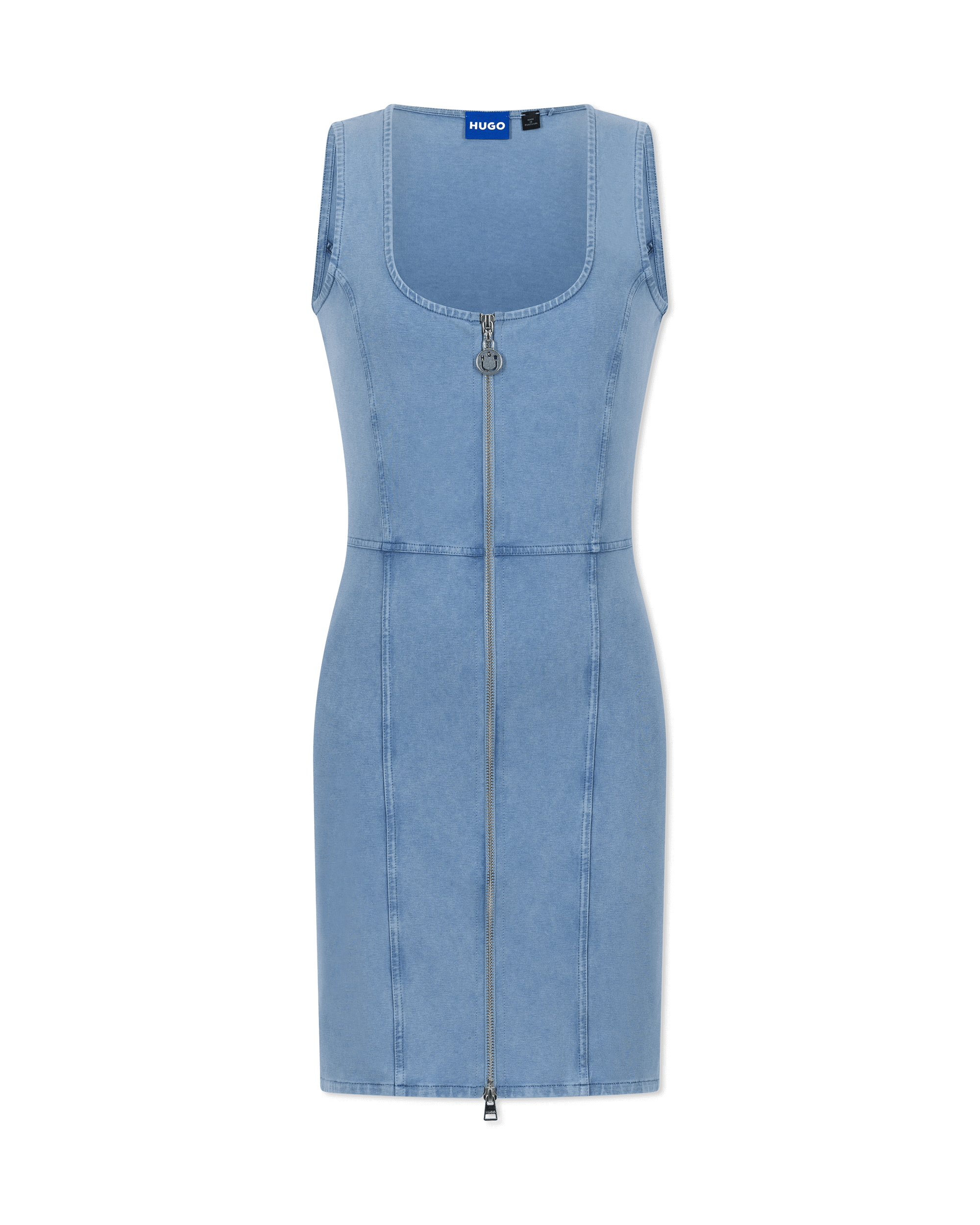 Nelipa-B Sleeveless Denim Mini Dress