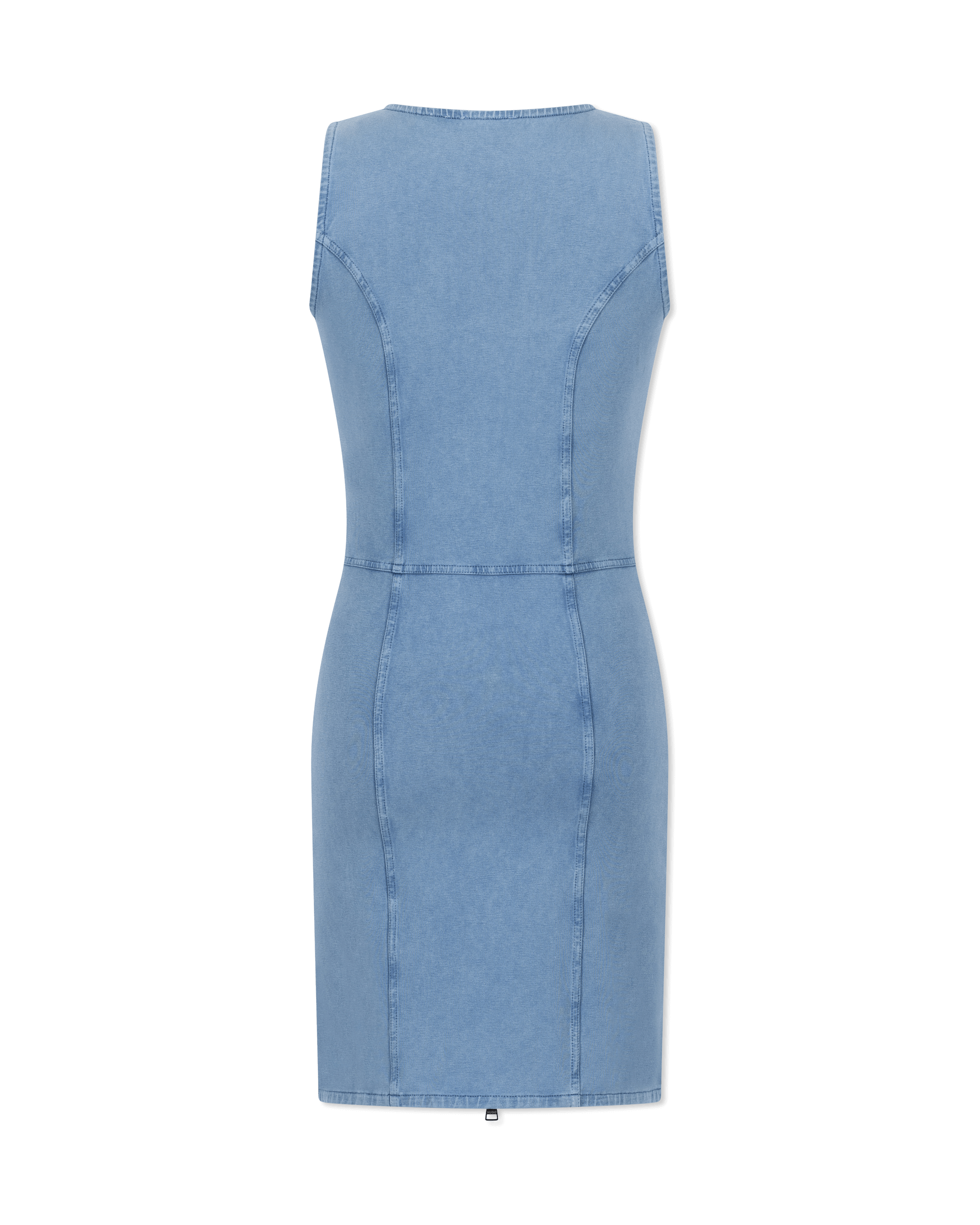 Nelipa-B Sleeveless Denim Mini Dress