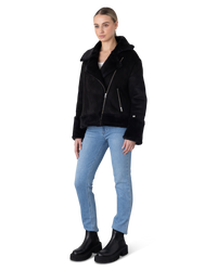 Soia and Kyo Phoebe Moto Coat