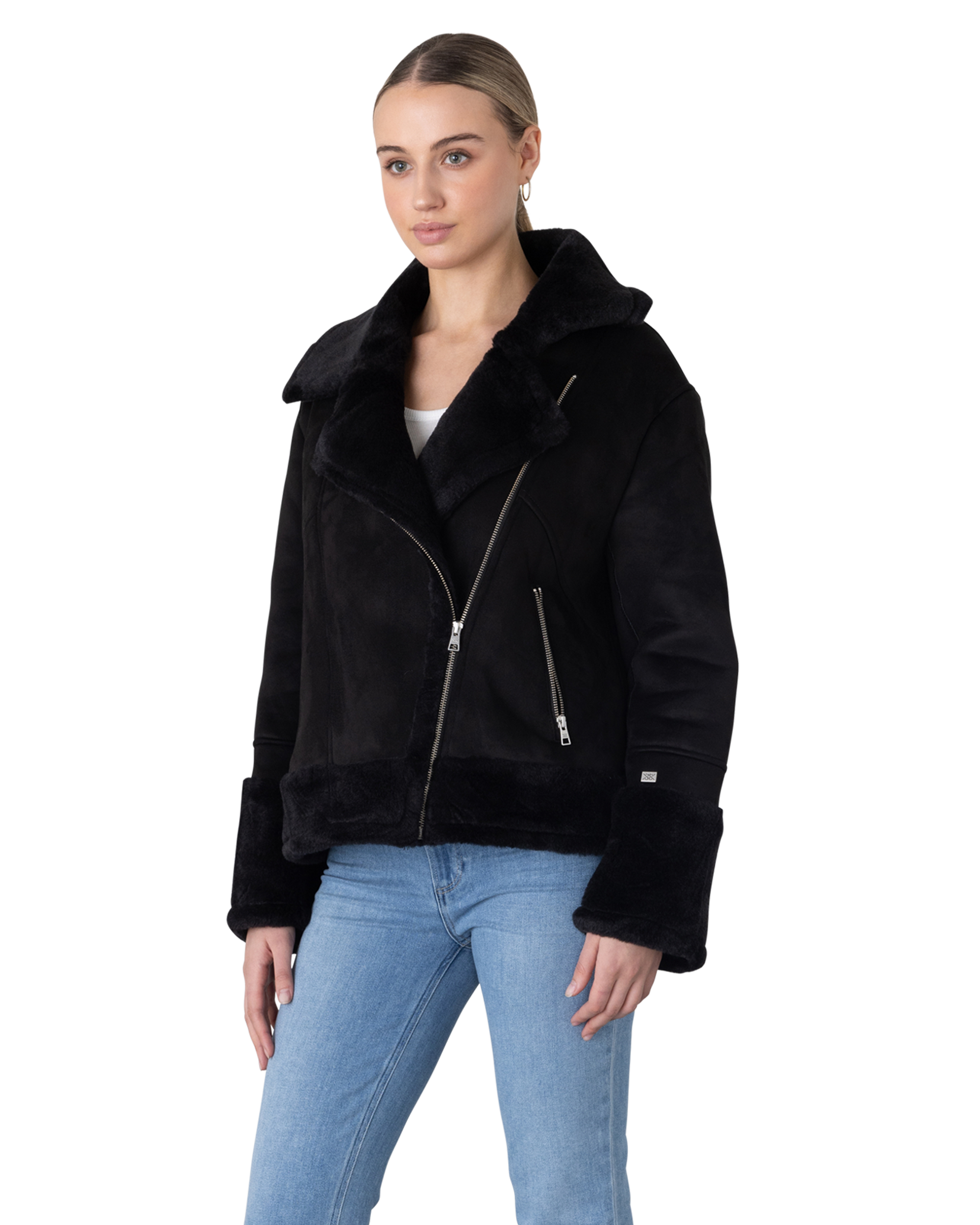 Soia and Kyo Phoebe Moto Coat