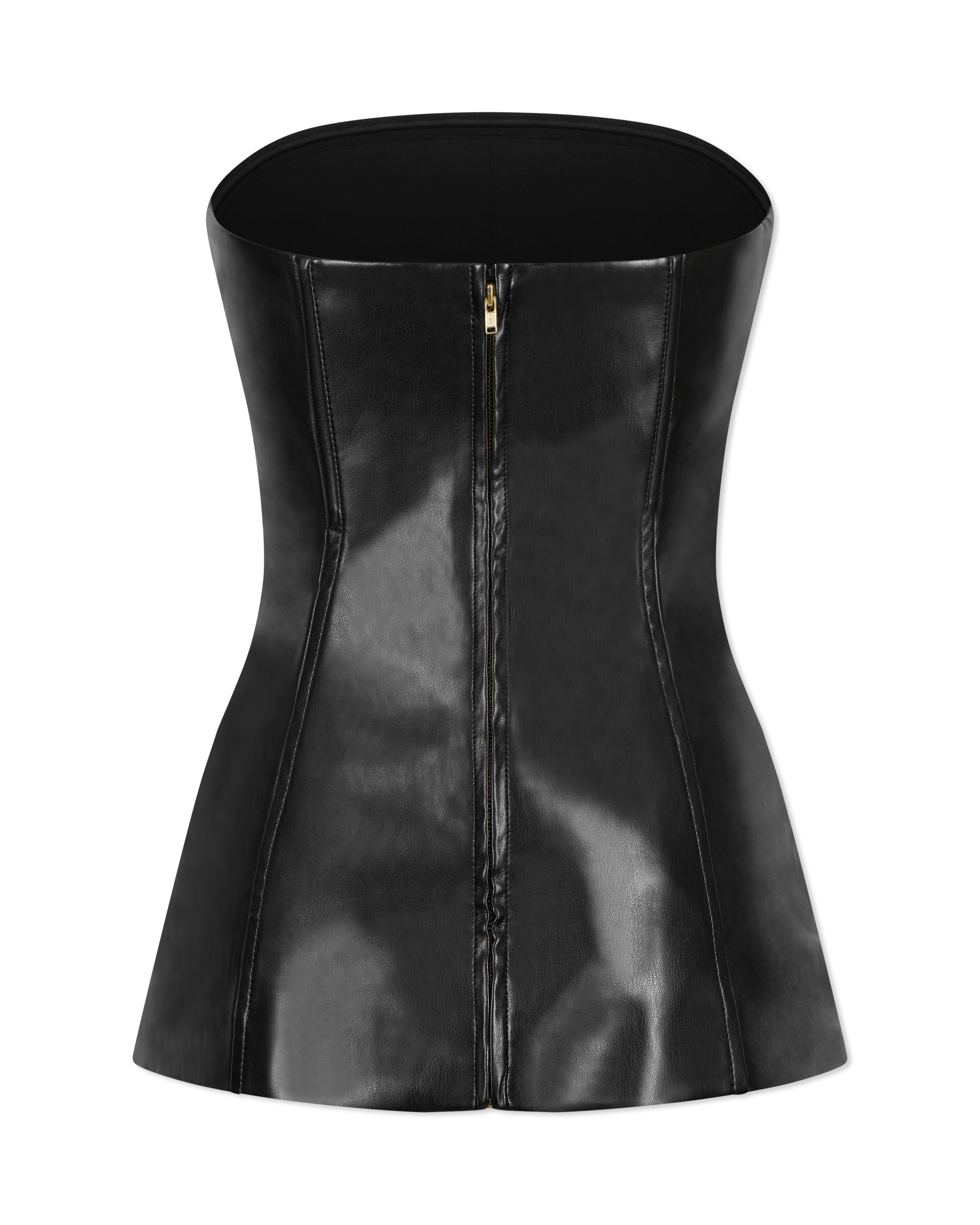 Iman Vegan Leather Top