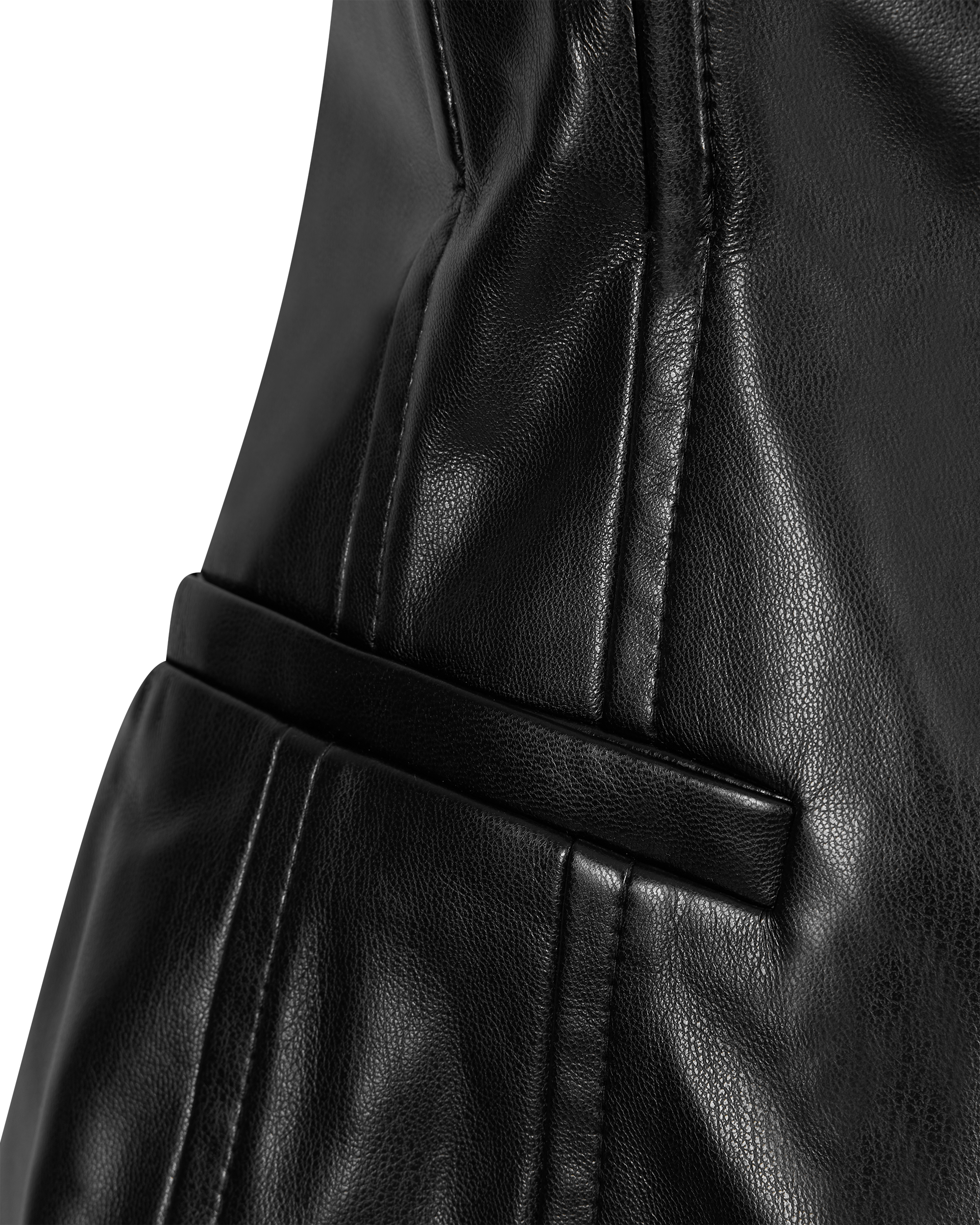 Iman Vegan Leather Top