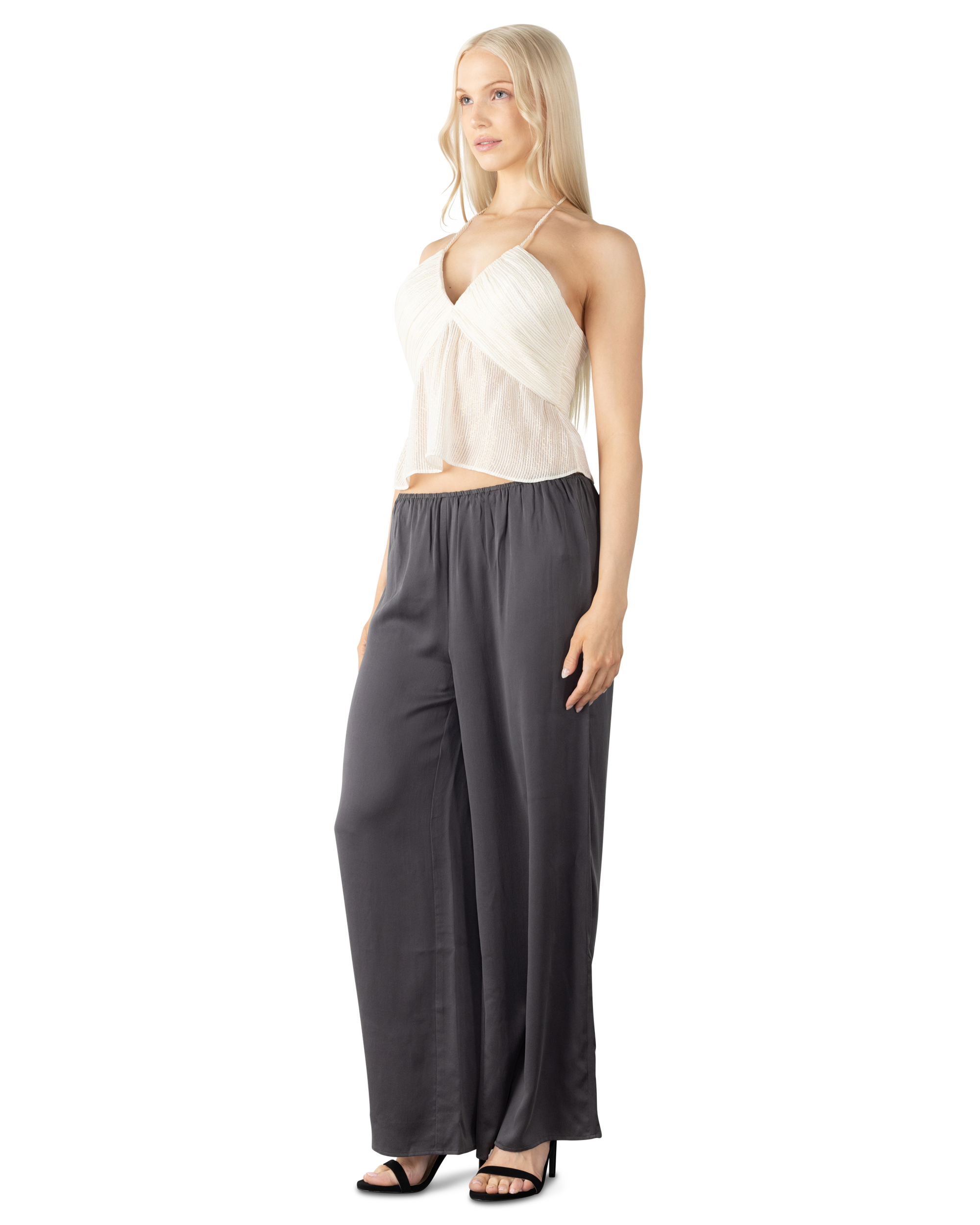 Rhea Metallic Chiffon Camisole