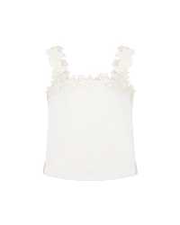 Bellamy White Silk Camisole