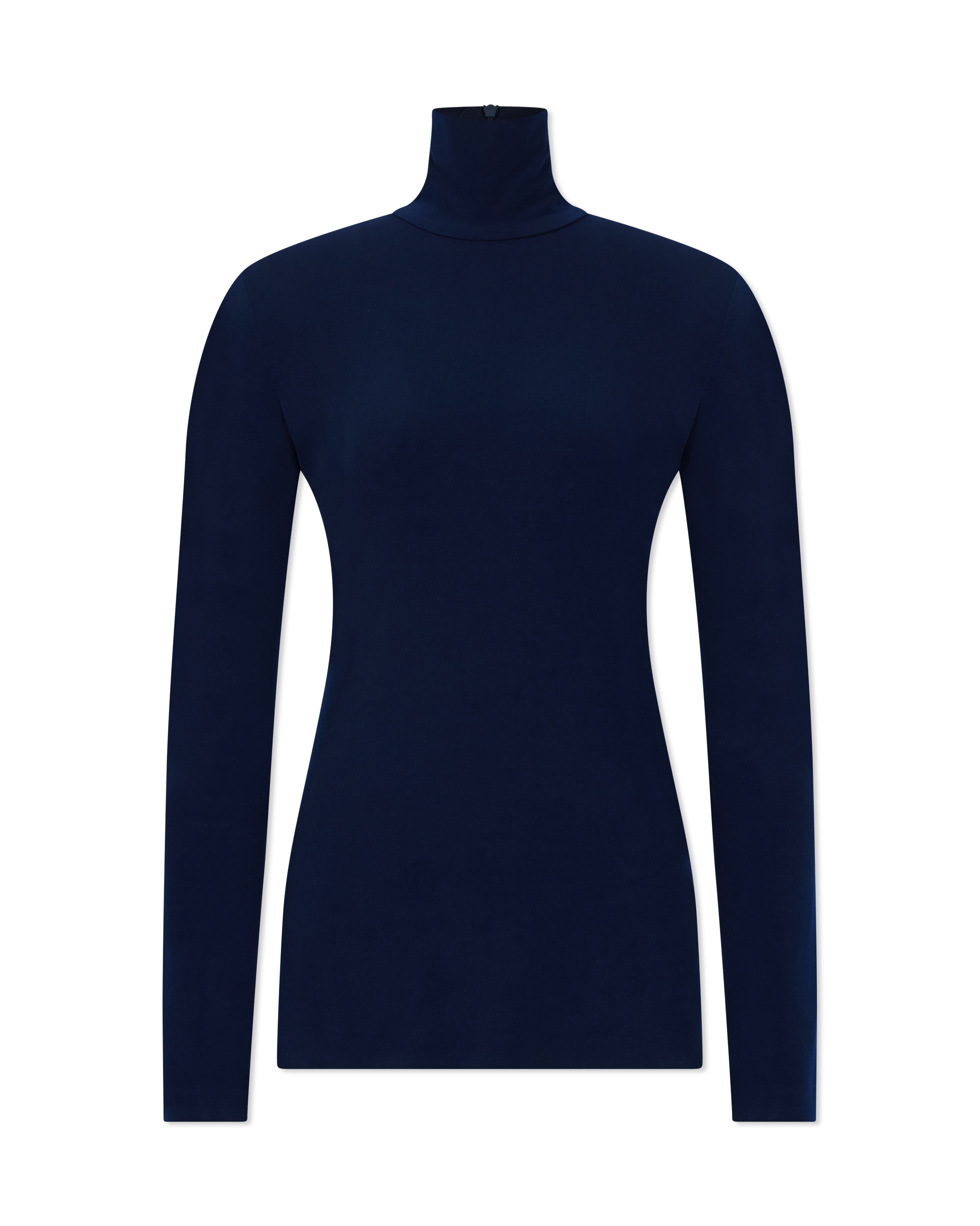 Slim Fit Long Sleeve Turtle Top