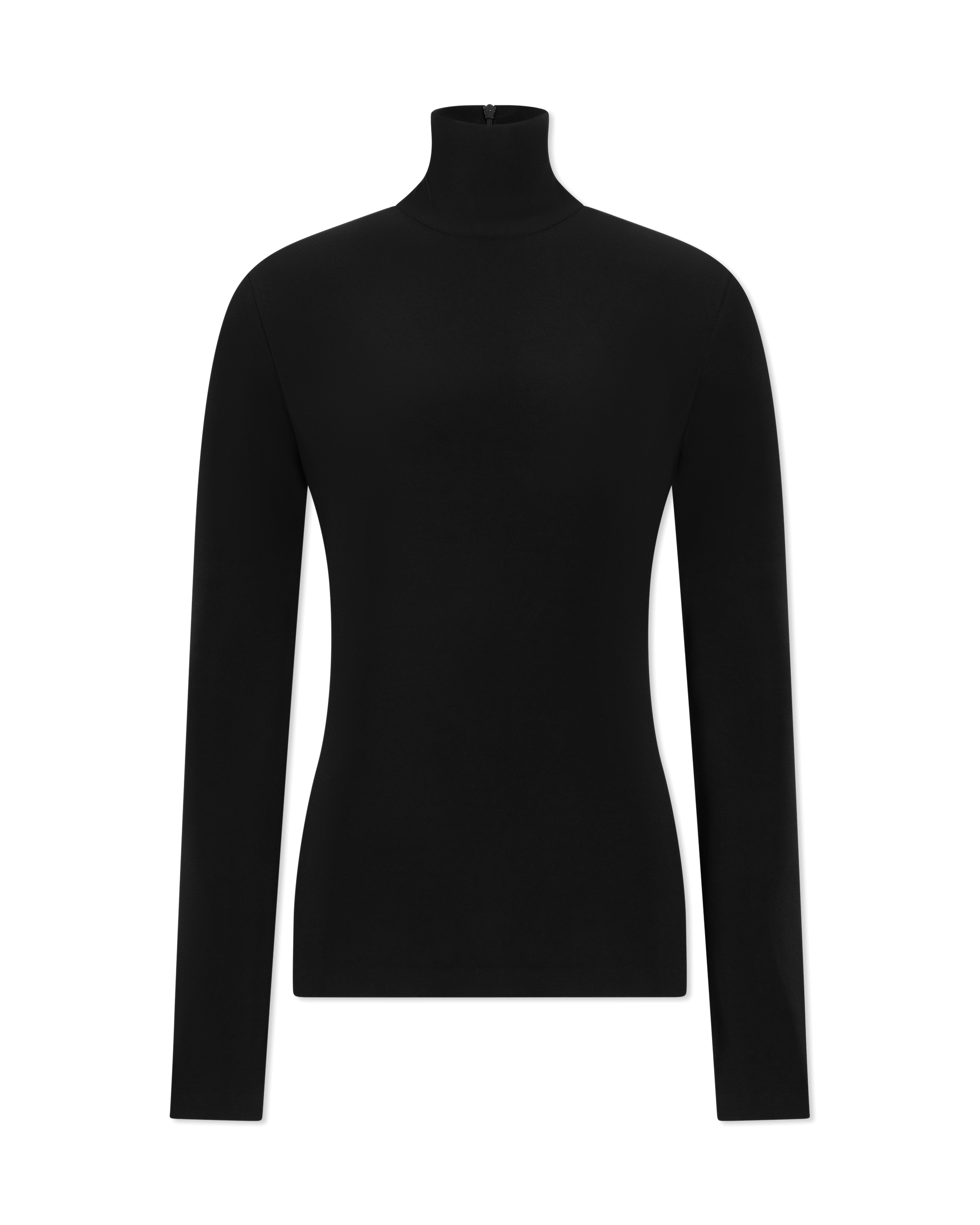 Slim Fit Long Sleeve Turtle Top - DIHSAN