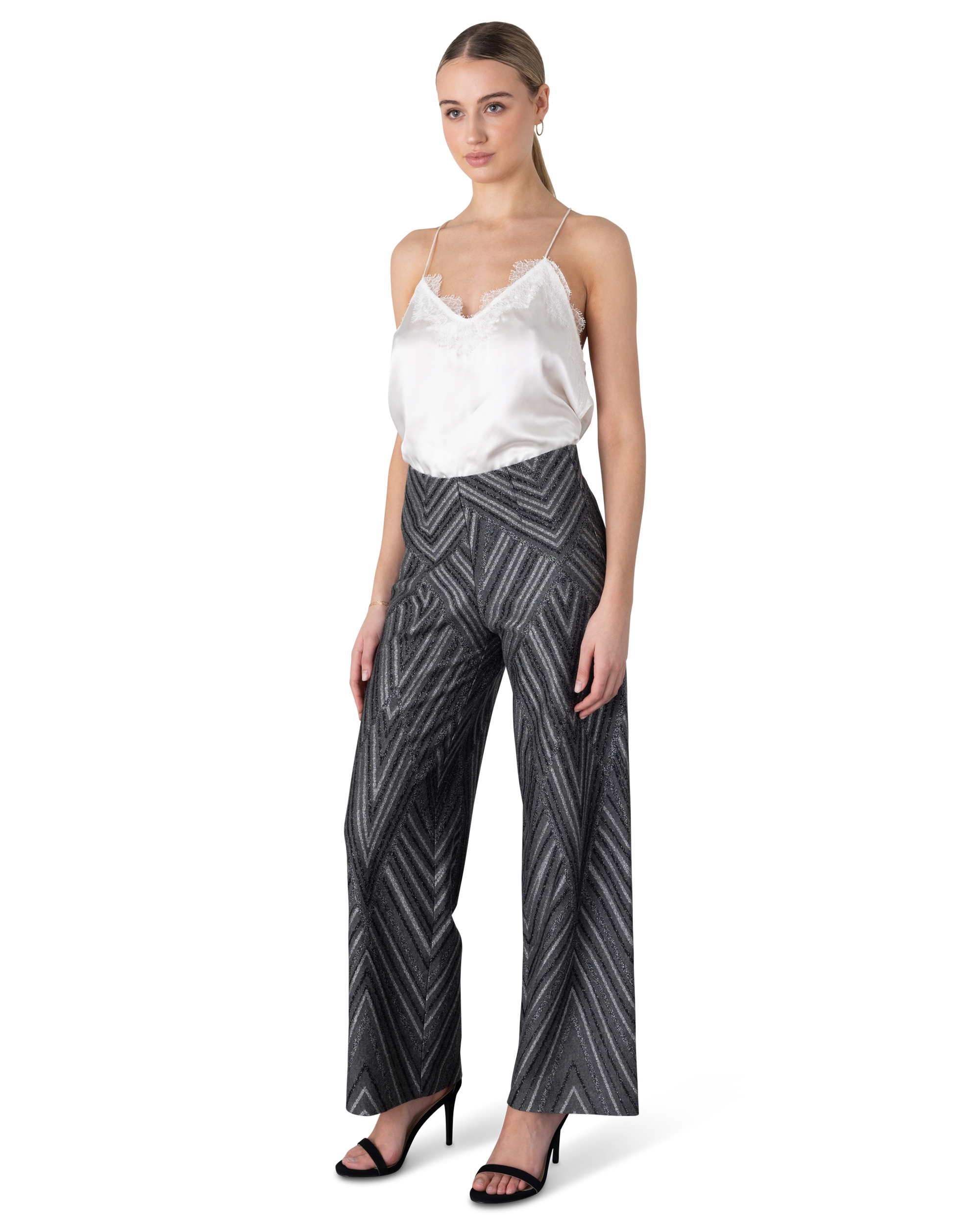 Kimberly Glacier Lurex Pant