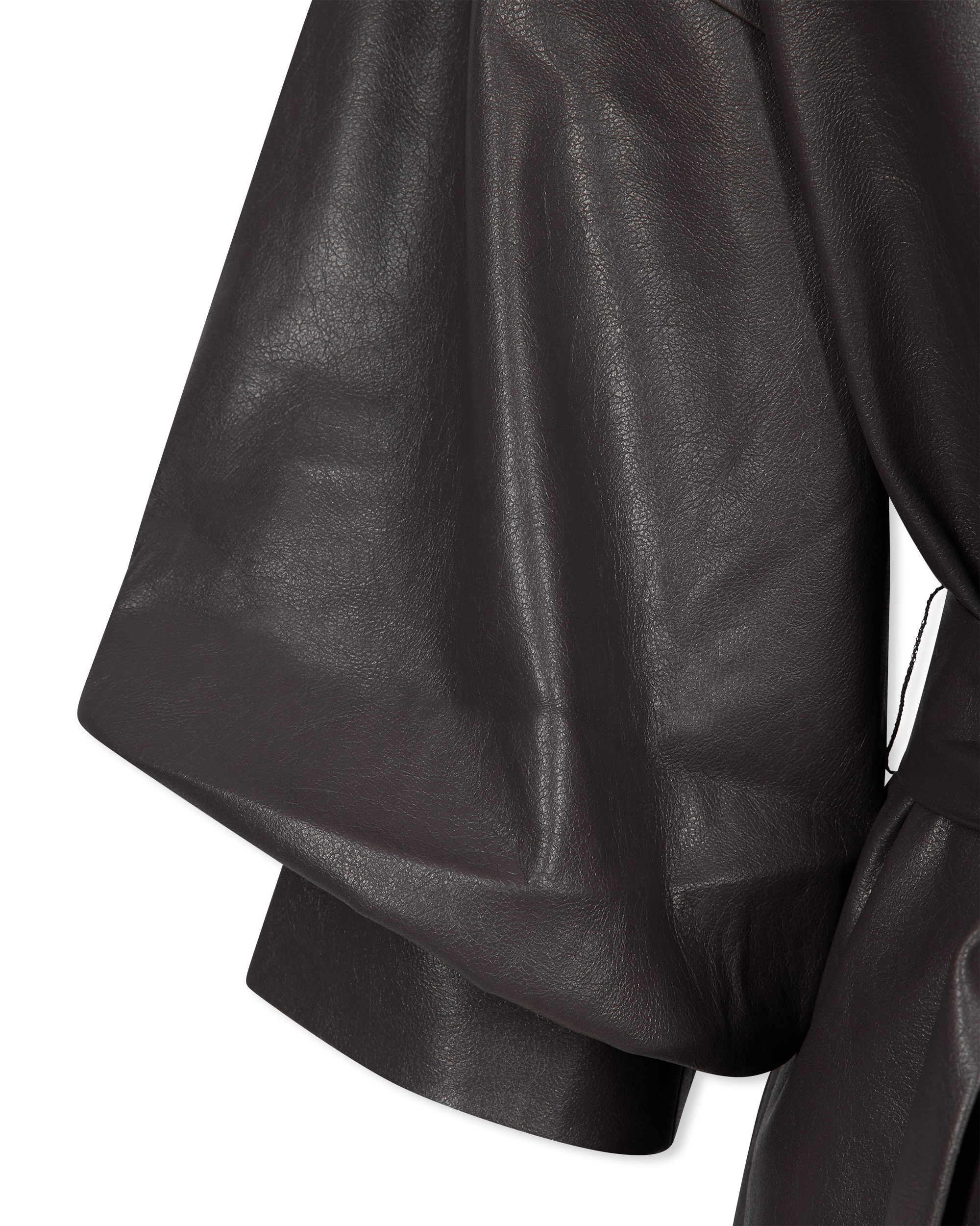 Kate Belted Vegan Leather Dress