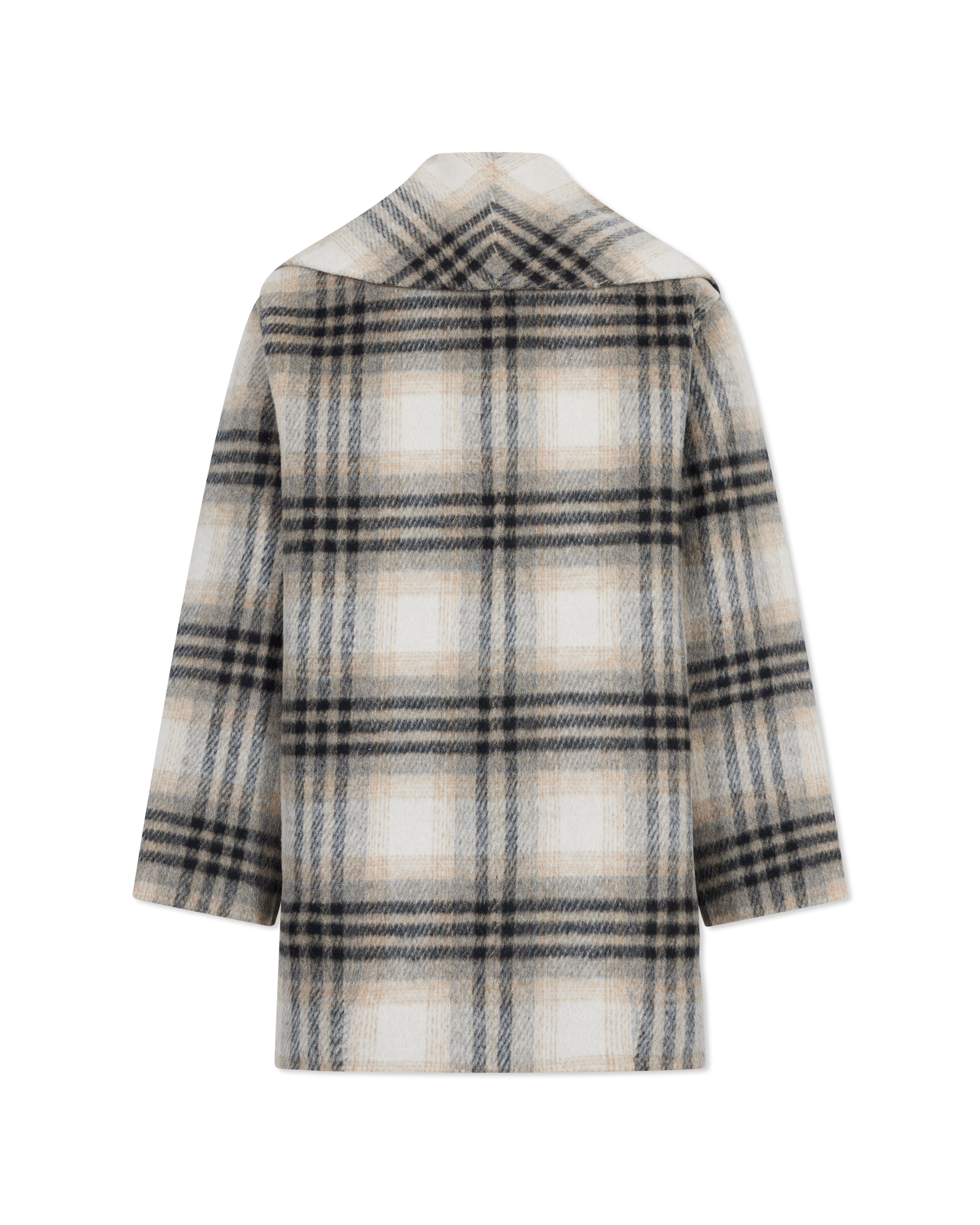 Finley Plaid Coat - DIHSAN