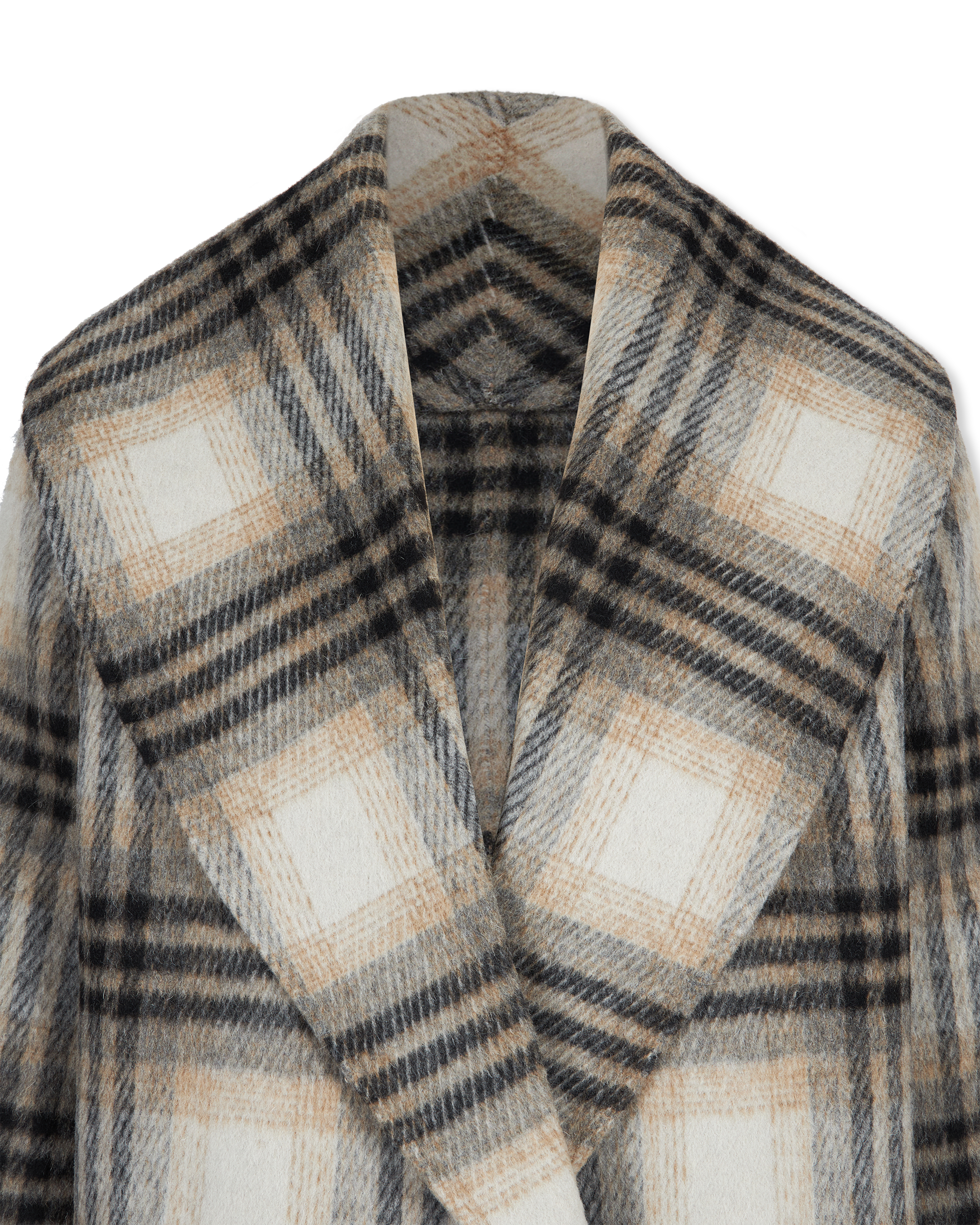 Finley Plaid Coat - DIHSAN