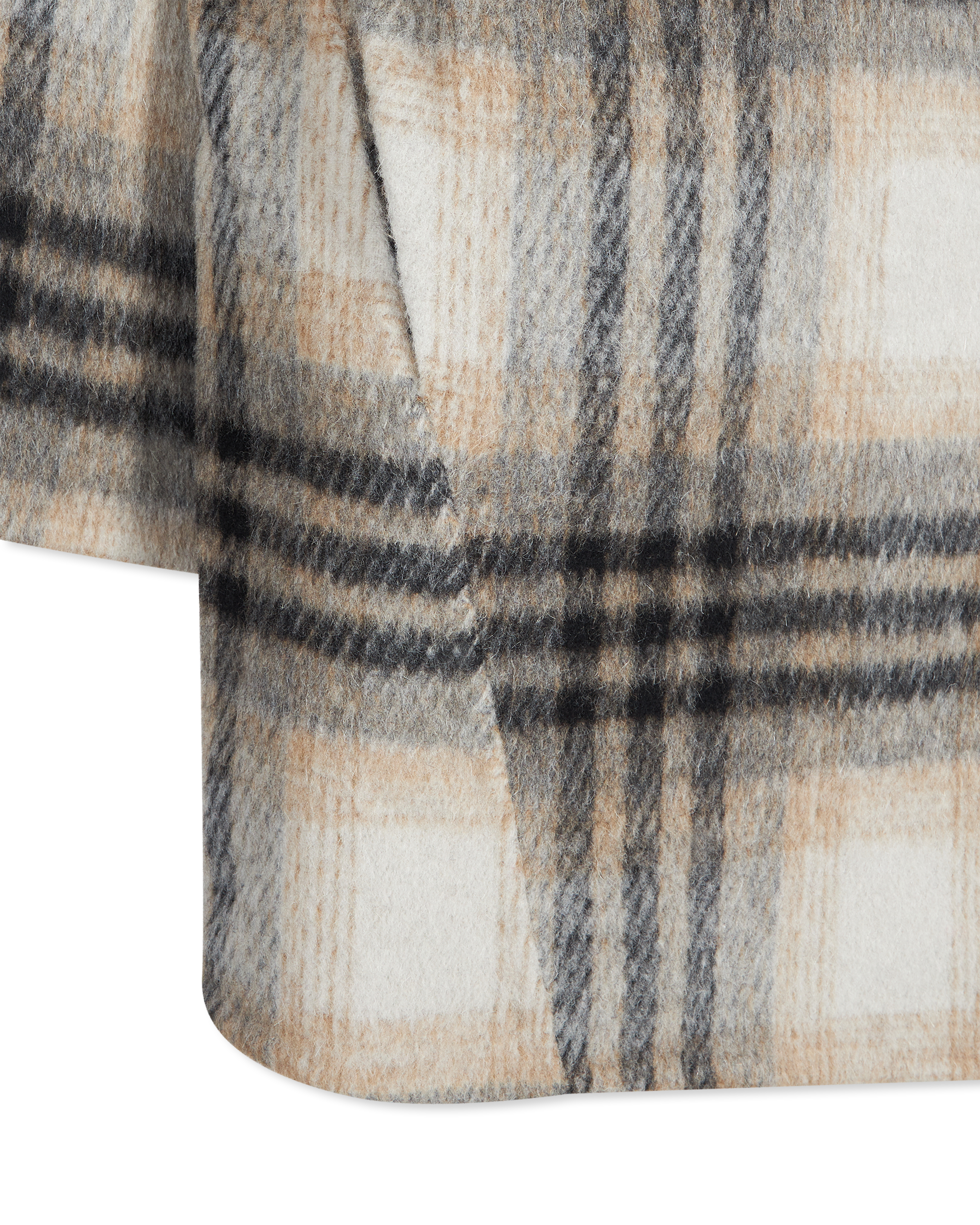 Finley Plaid Coat - DIHSAN