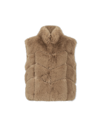 Rosario Faux Fur Vest - DIHSAN