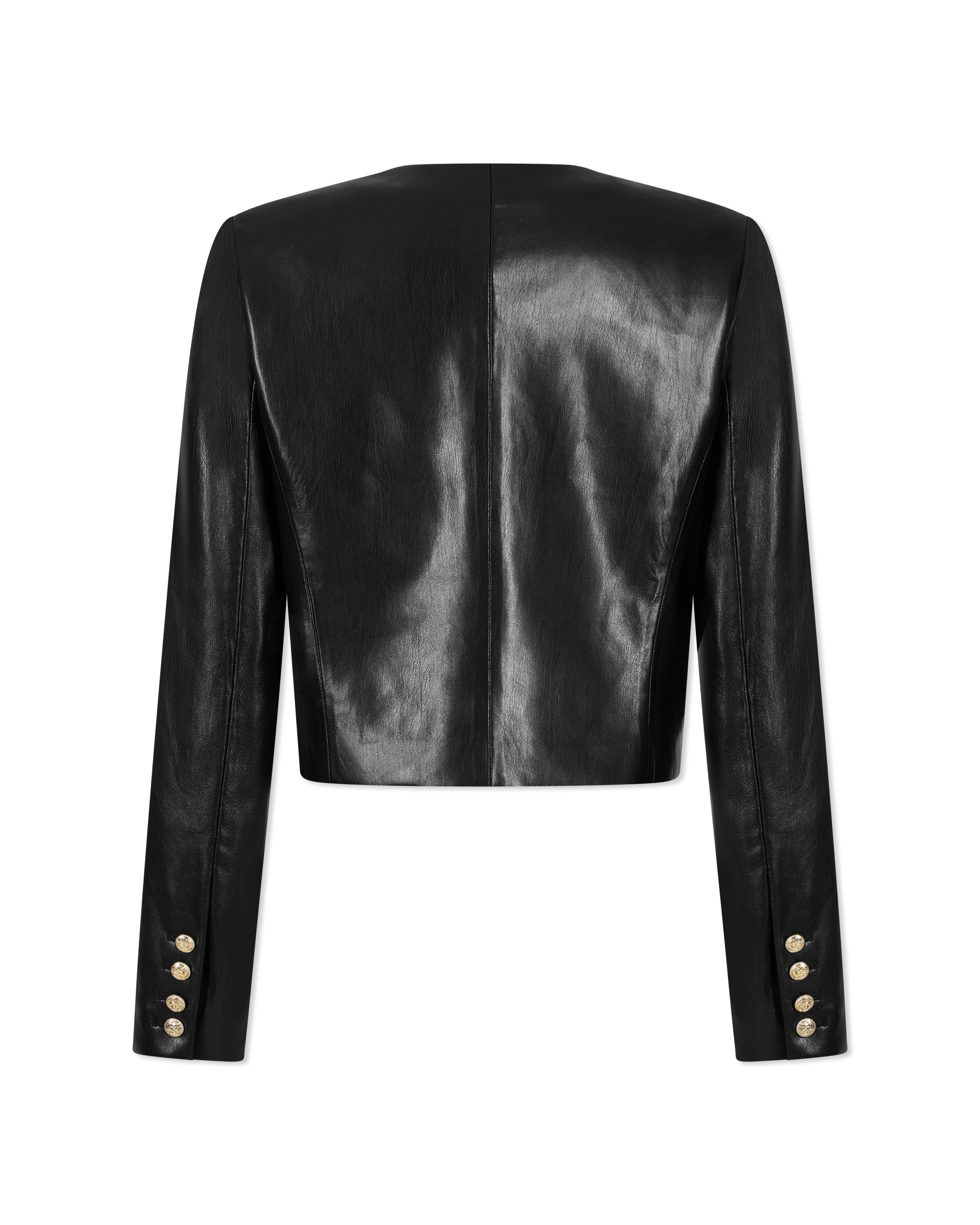 Marko Vegan Leather Blazer