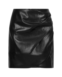 Shyann Vegan Leather Mini Skirt - DIHSAN