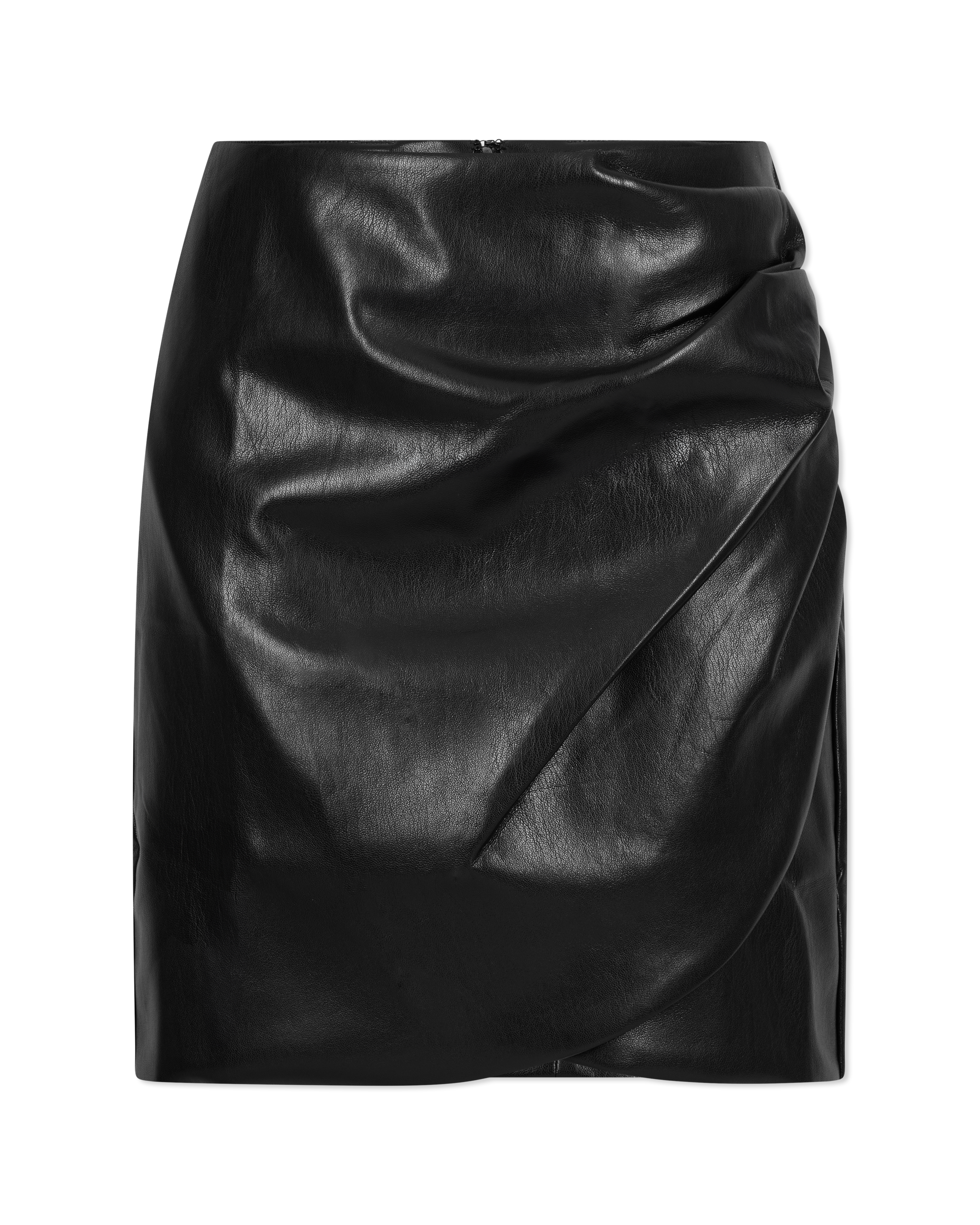 Shyann Vegan Leather Mini Skirt - DIHSAN