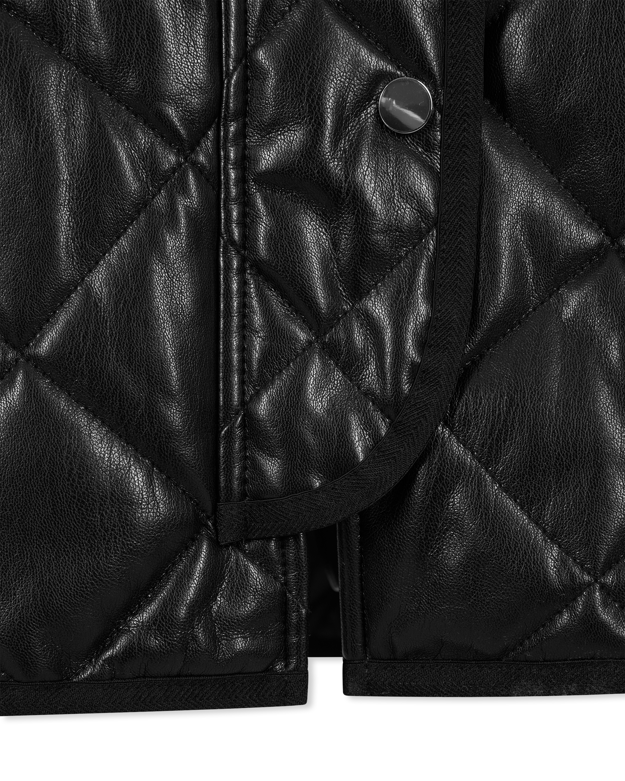 Liberty Vegan Leather Quilted Coat