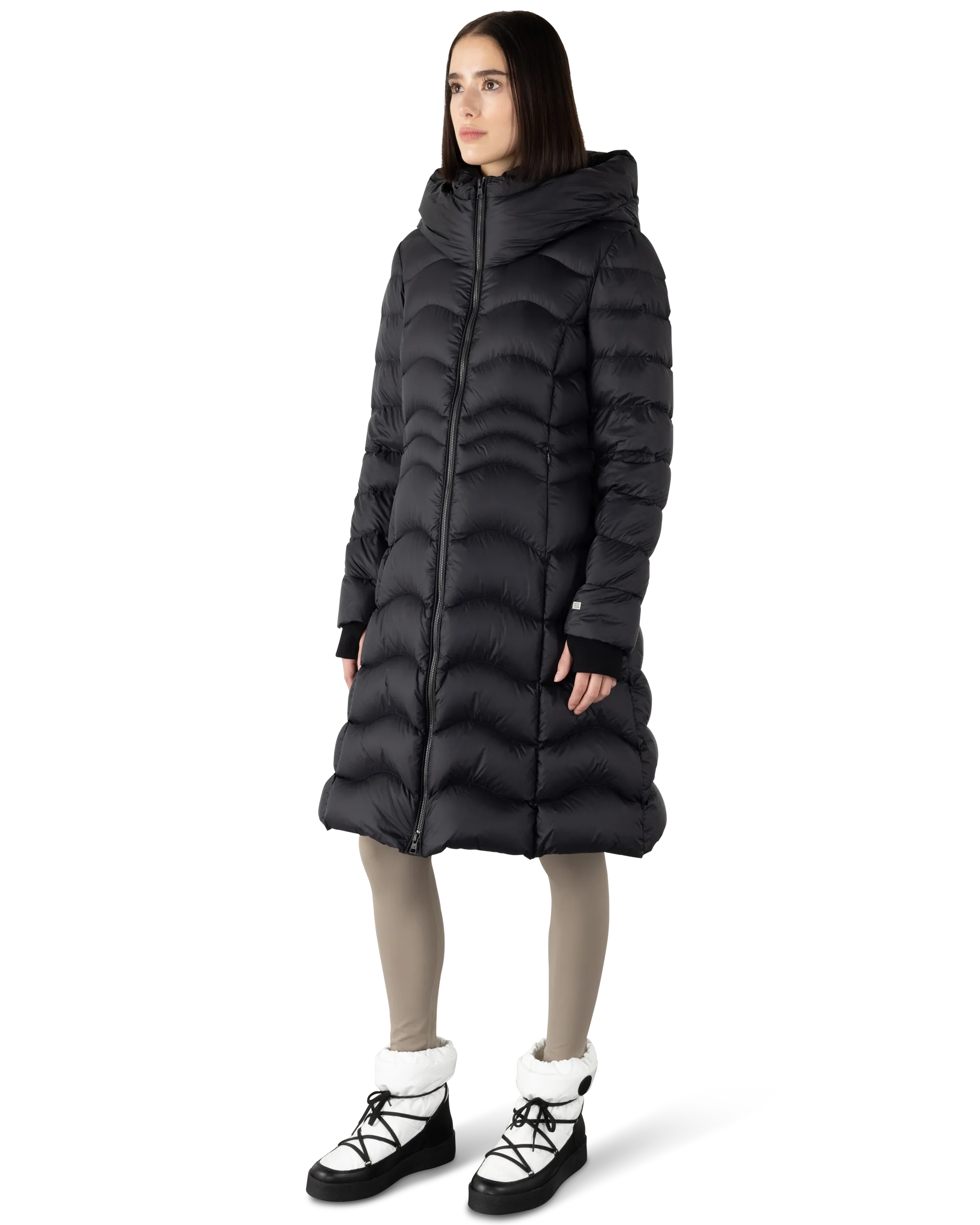 Soia and Kyo Lita-V Hooded Down Puffer Coat