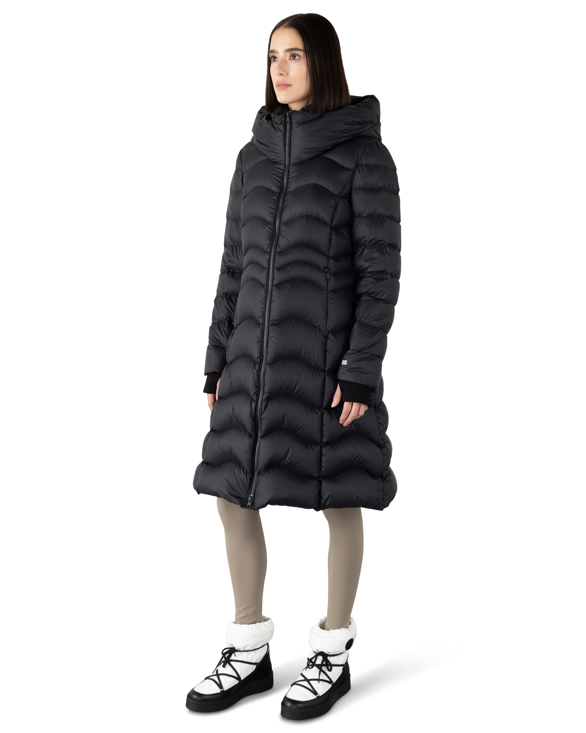 Soia and Kyo Lita-V Hooded Down Puffer Coat