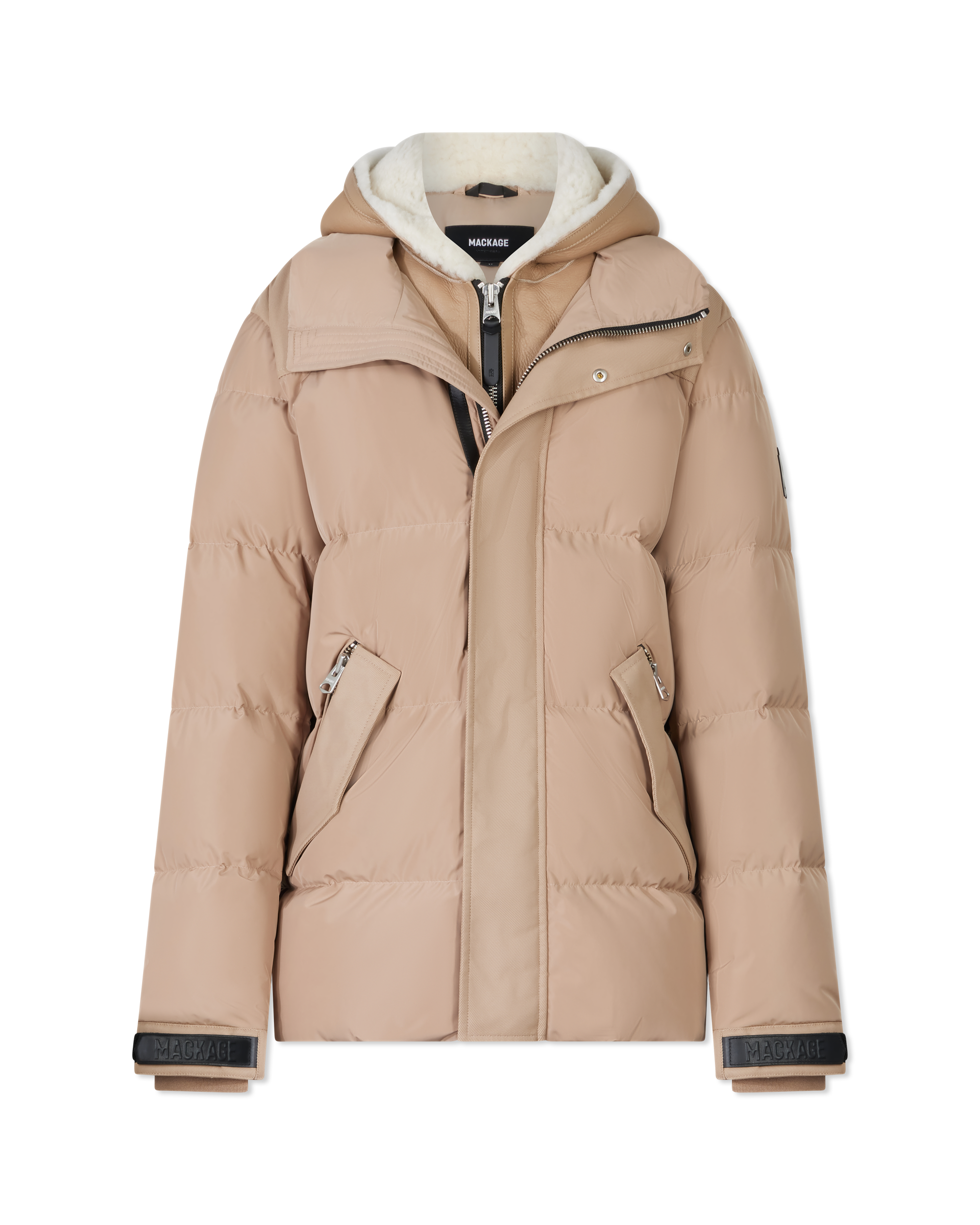 Riley Hooded Down Jacket