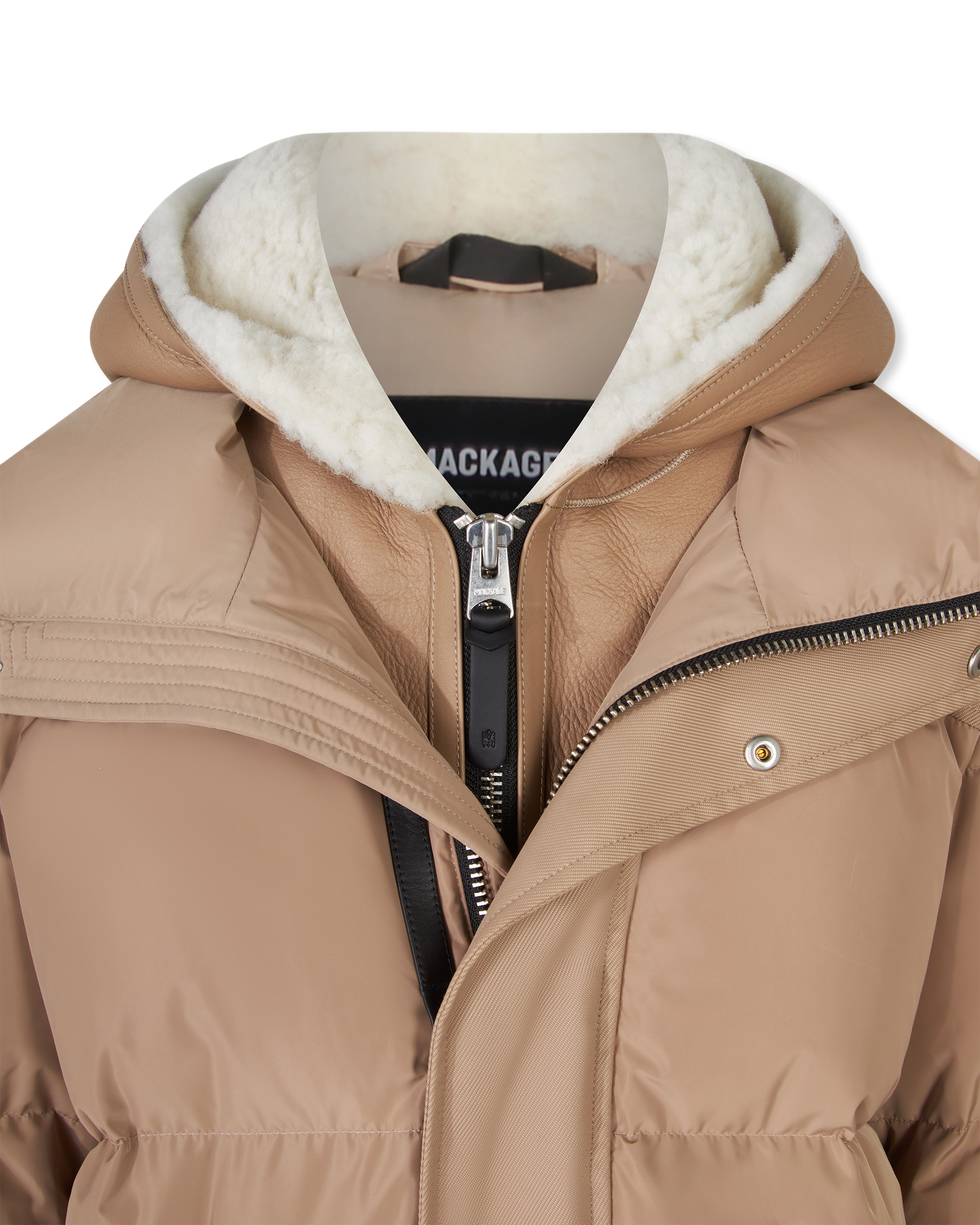Riley Hooded Down Jacket