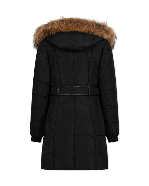 Kay-F Down Coat With Fur Collar